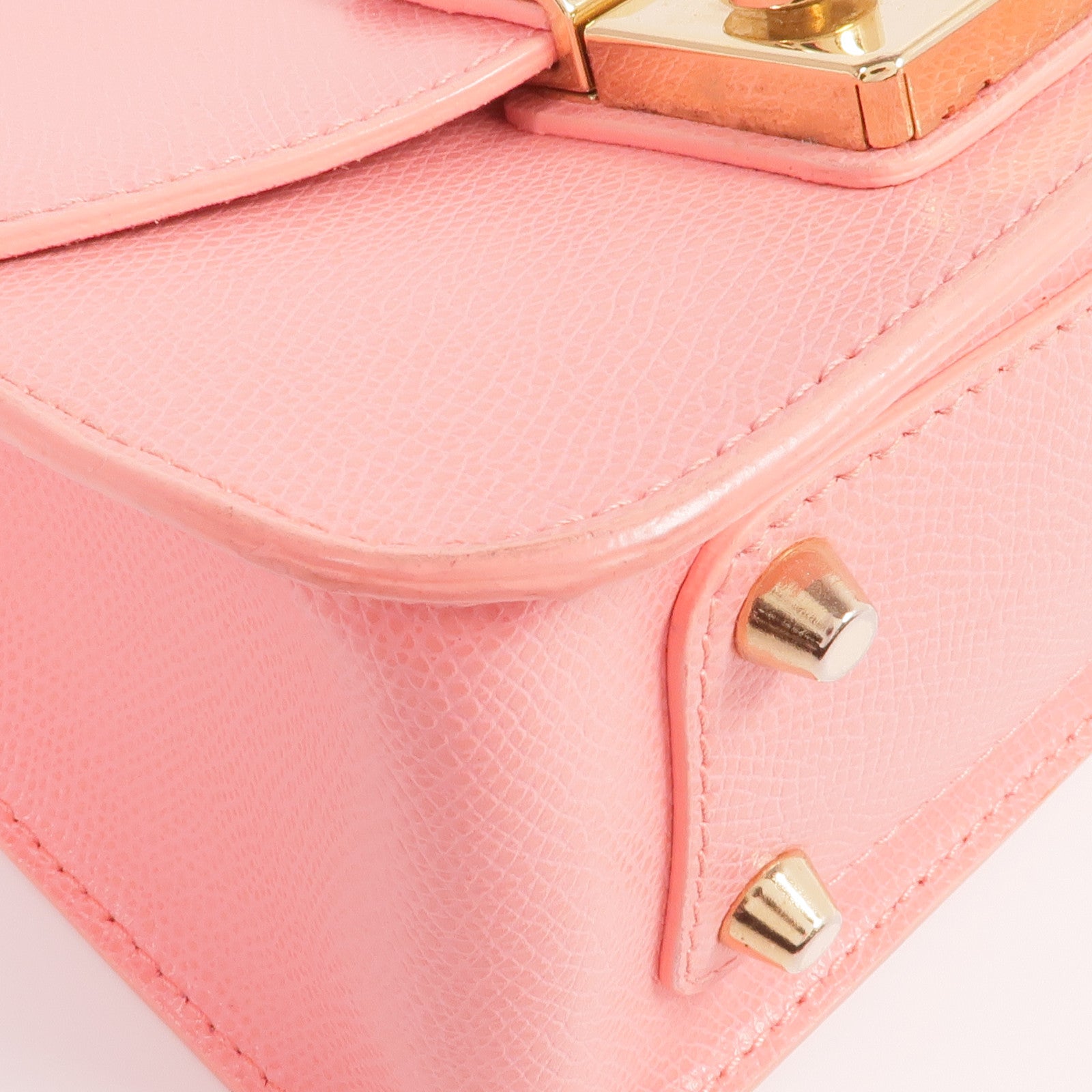 Furla 牛皮皮革Metropolis Mini Bag金扣鏈帶肩背袋