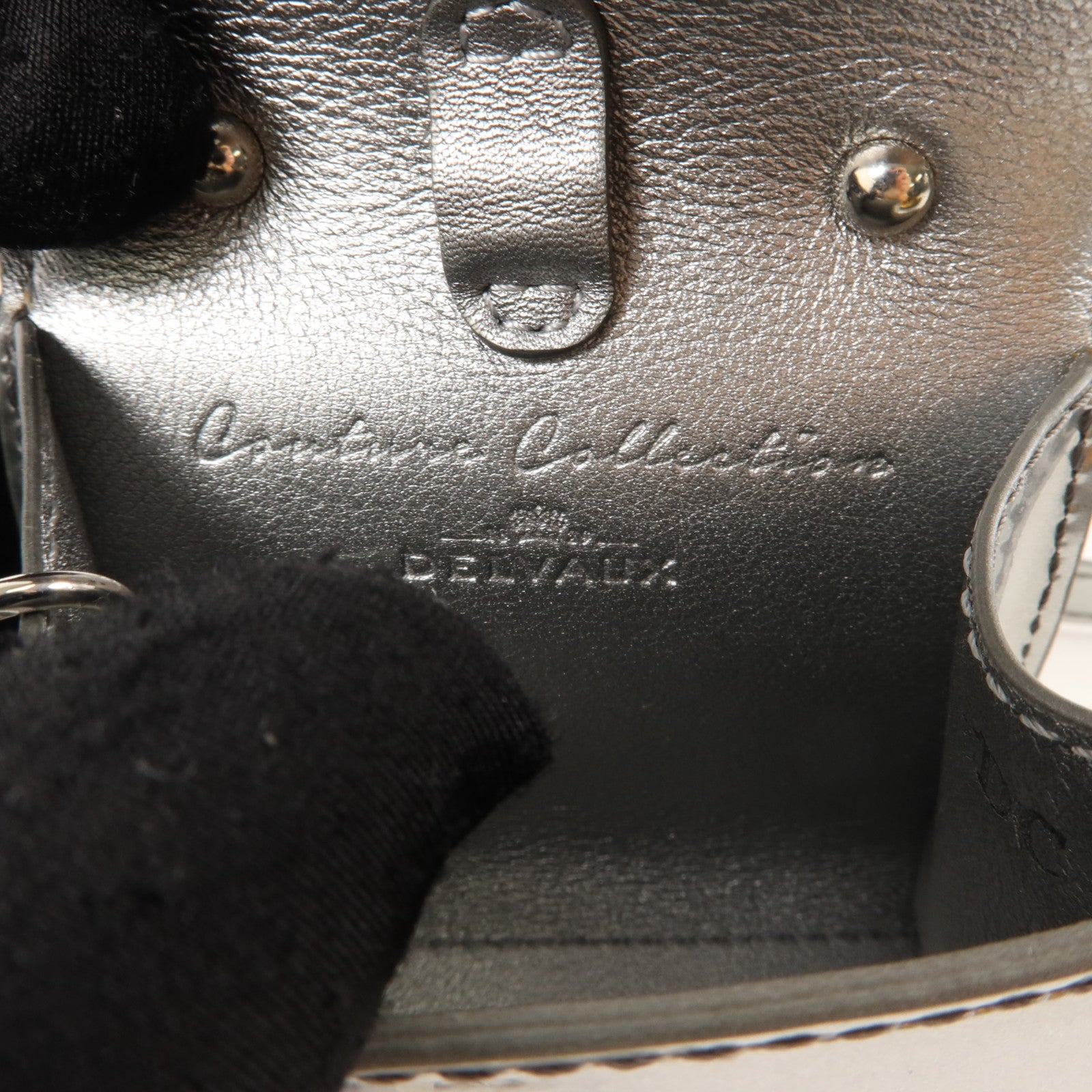 Delvaux 漆皮皮革Brillant Charms肩背袋