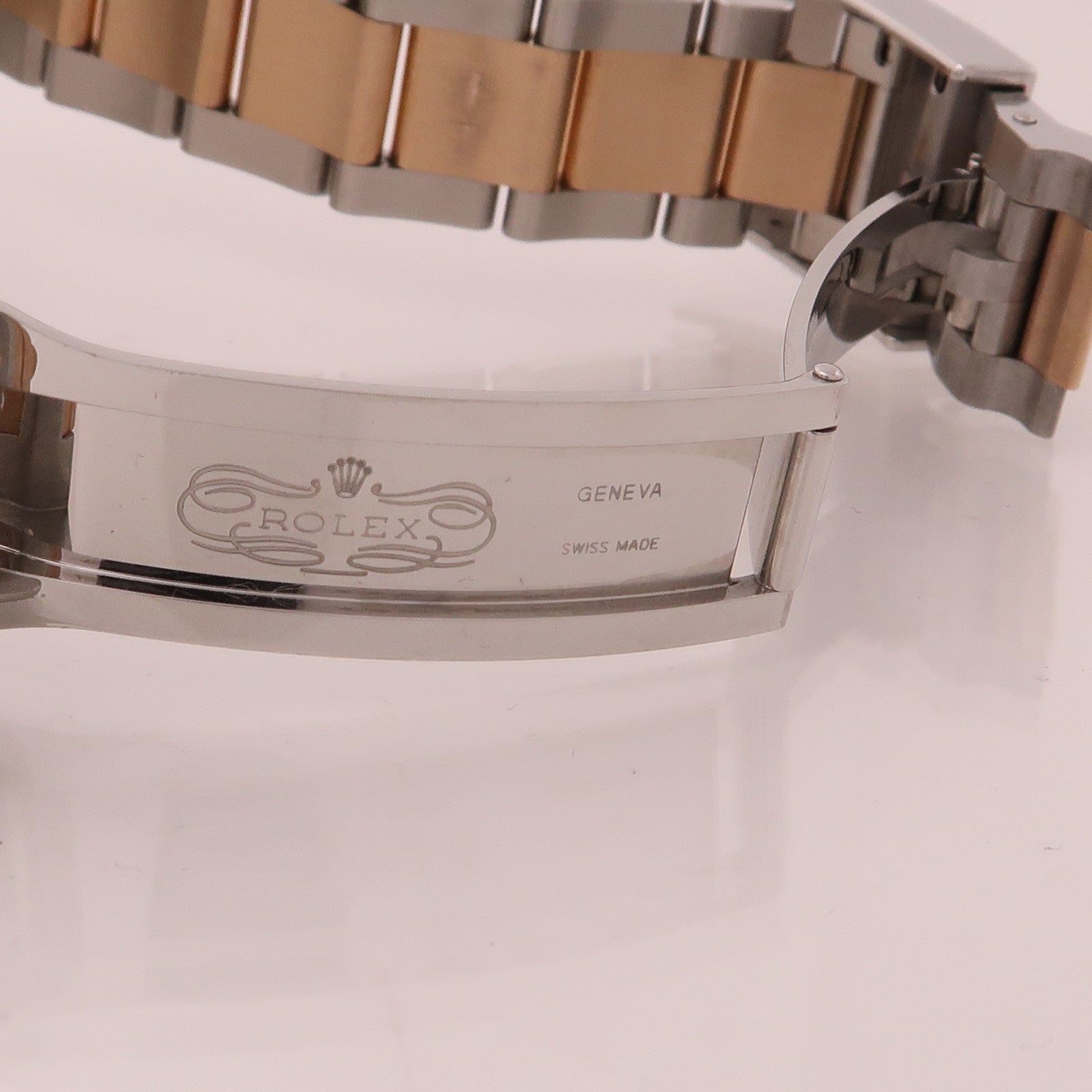 ROLEX Yacht Master 18K玫瑰金/不鏽鋼手錶自動機芯銅色