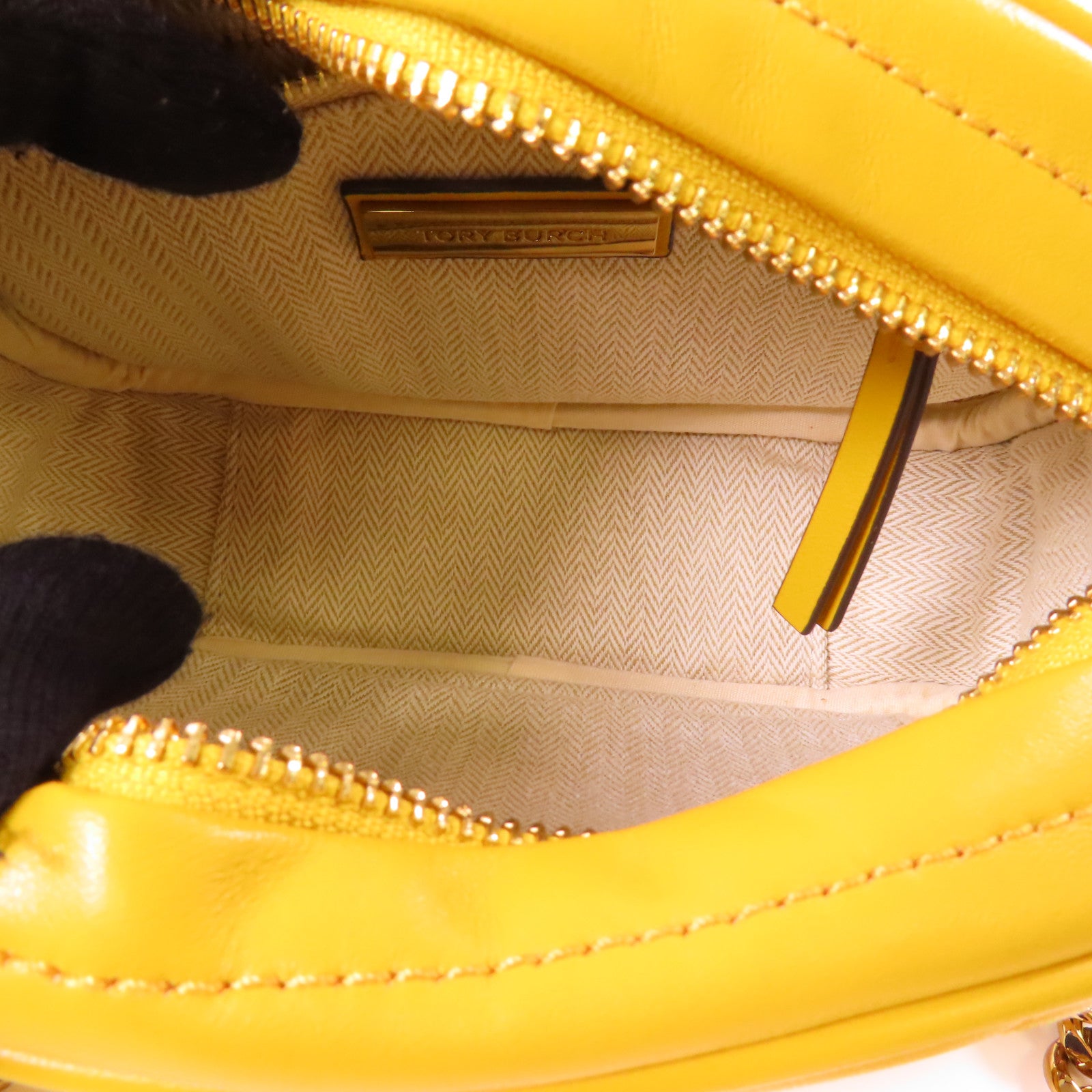 Tory Burch 羊皮皮革Shoulder Bag金扣肩背袋