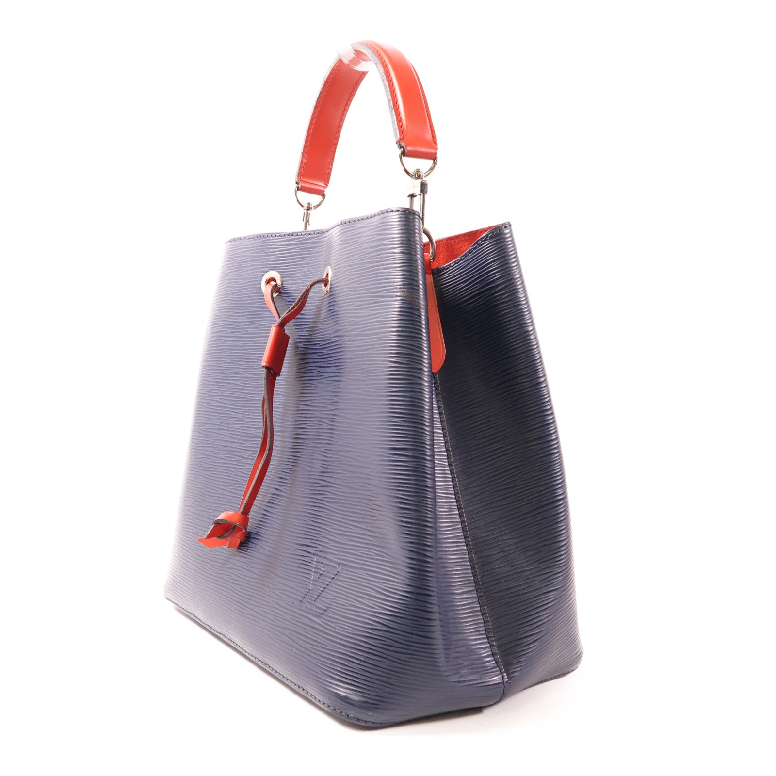 LOUIS VUITTON Epi NeoNoe MM銀扣手挽肩背兩用袋