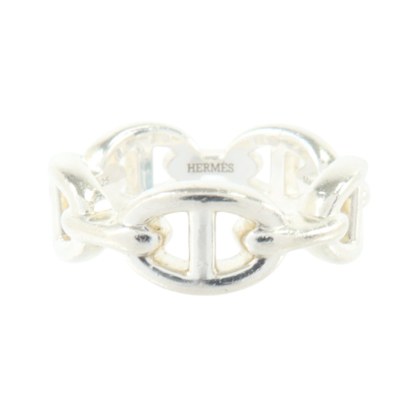 HERMES 925純銀Chaine D'Ancre Ring戒指