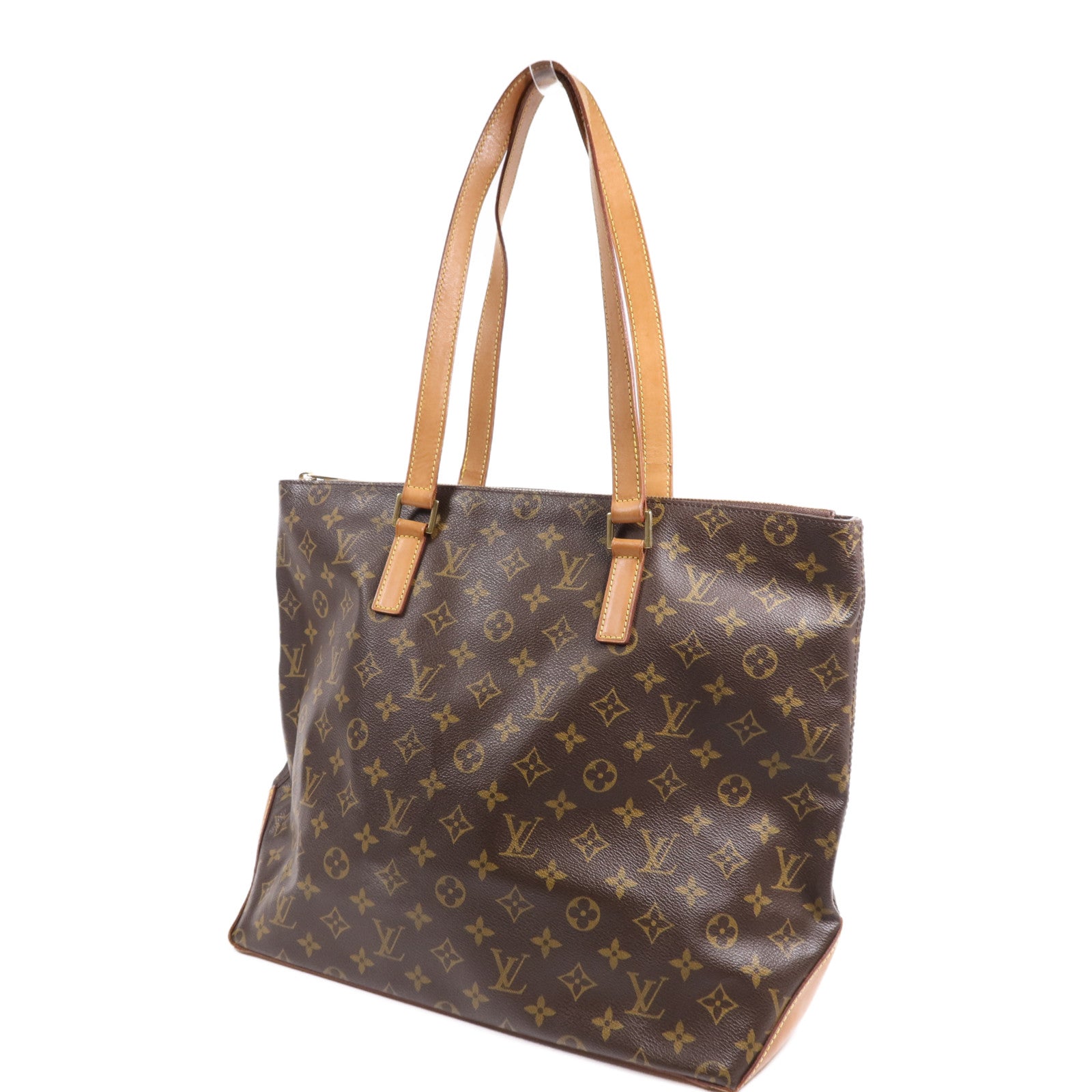 LOUIS VUITTON Monogram Cabas Mezzo金扣肩背袋