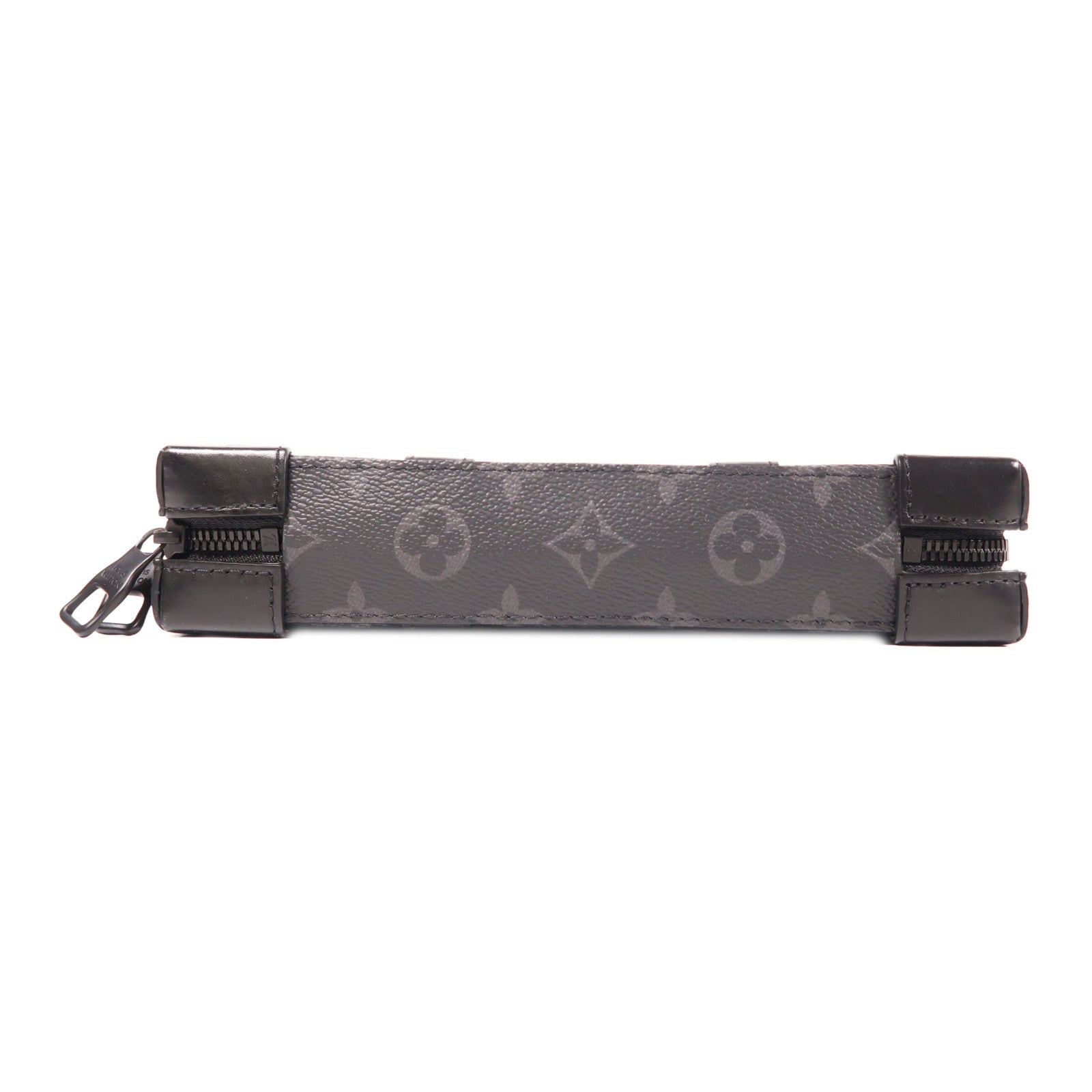 LOUIS VUITTON Monogram Eclipse Soft Trunk Wallet肩背袋黑色