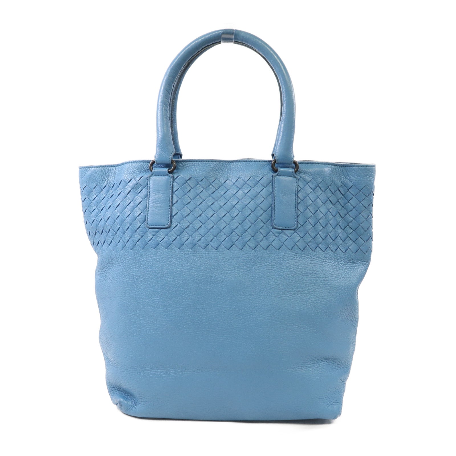 BOTTEGA VENETA 【激減優惠】牛皮皮革Hand Bag手挽袋藍色