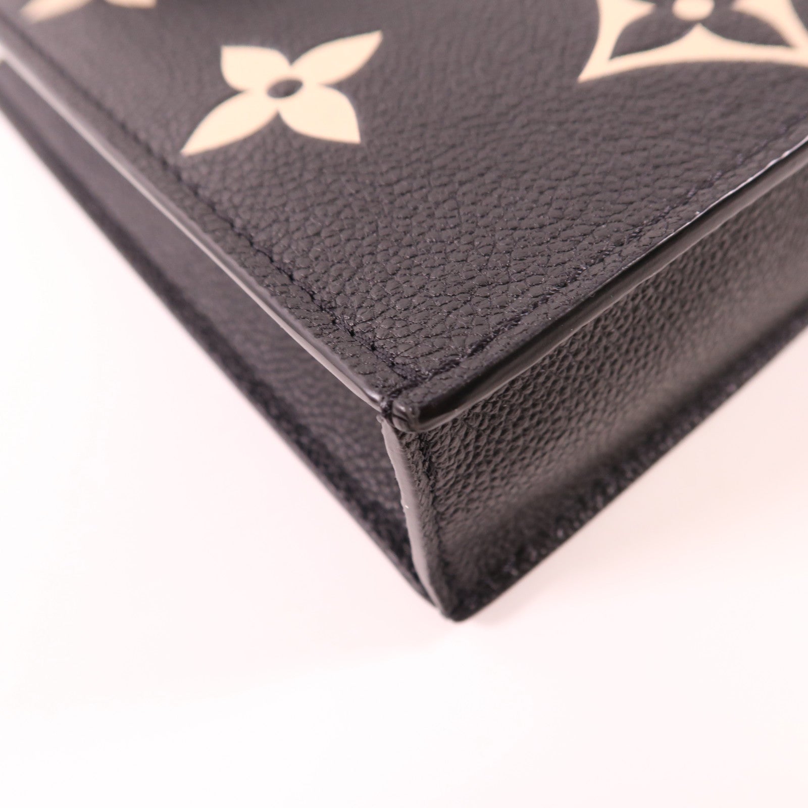 LOUIS VUITTON LV Petit Sac Plat 2Way Shoulder Handbag M57937 Monogram Eepreinte