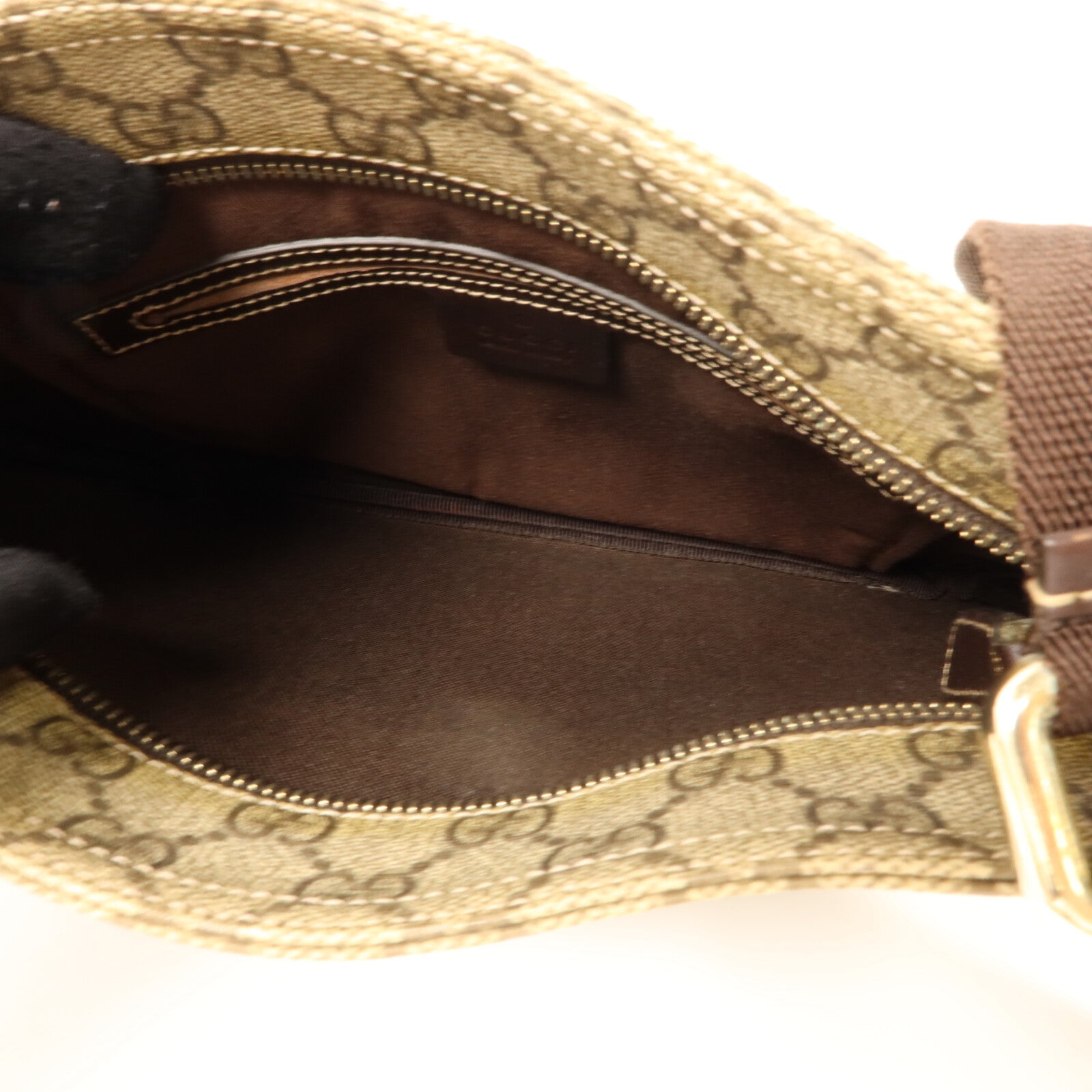 GUCCI 塗層帆布GG Supreme Shoulder Bag肩背袋