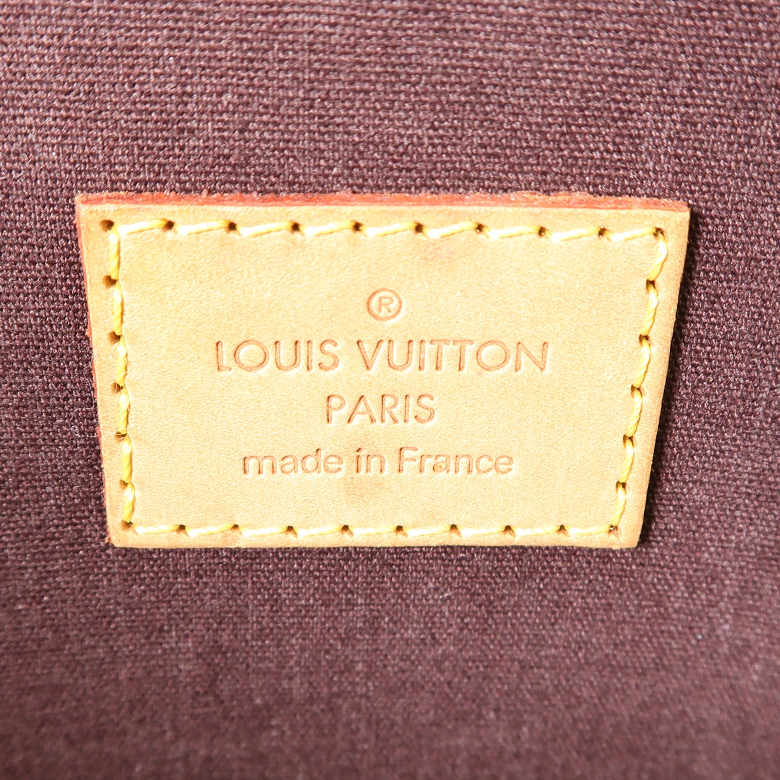 LOUIS VUITTON Vernis Alma PM金扣手挽袋