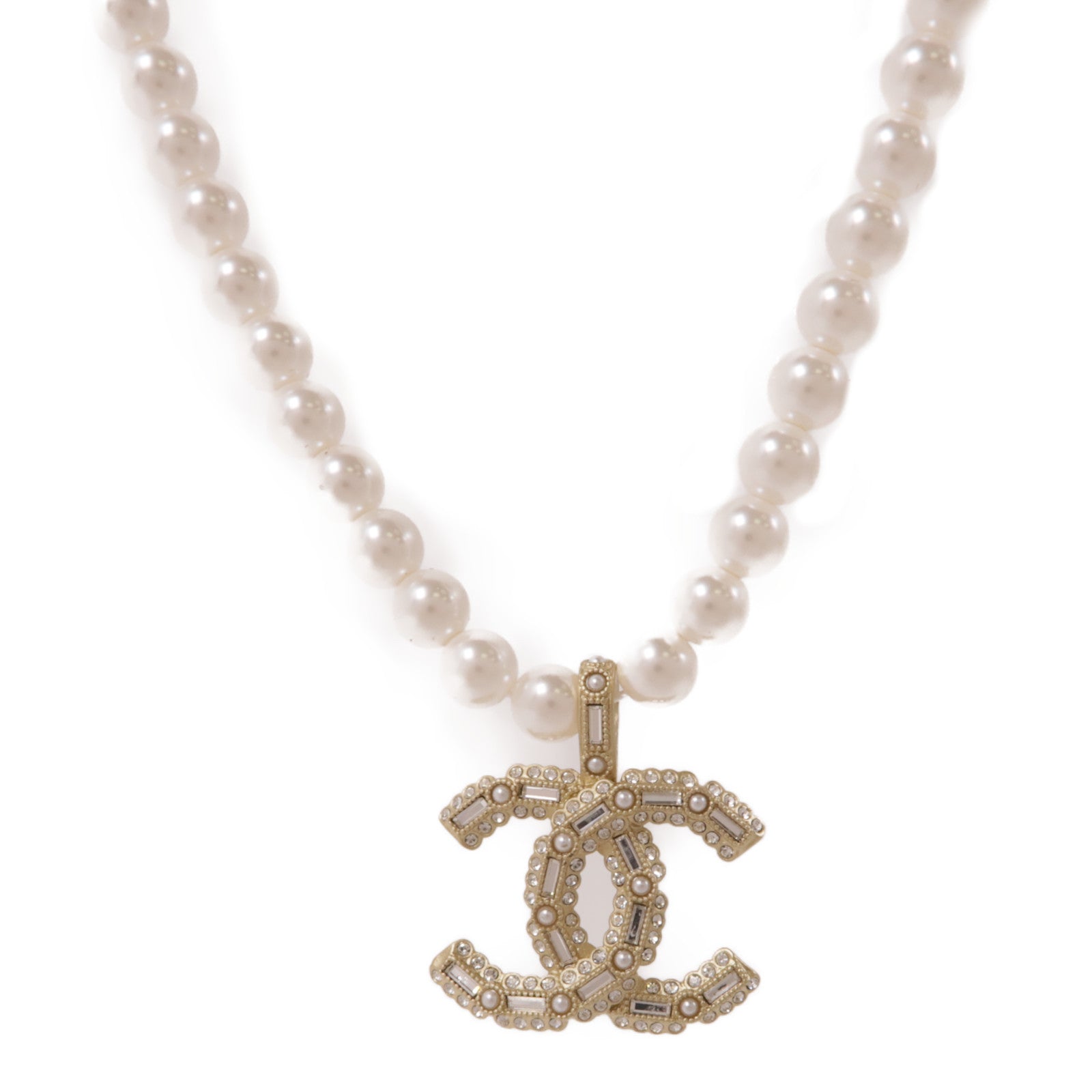 CHANEL 金屬/PVC Necklace項鍊