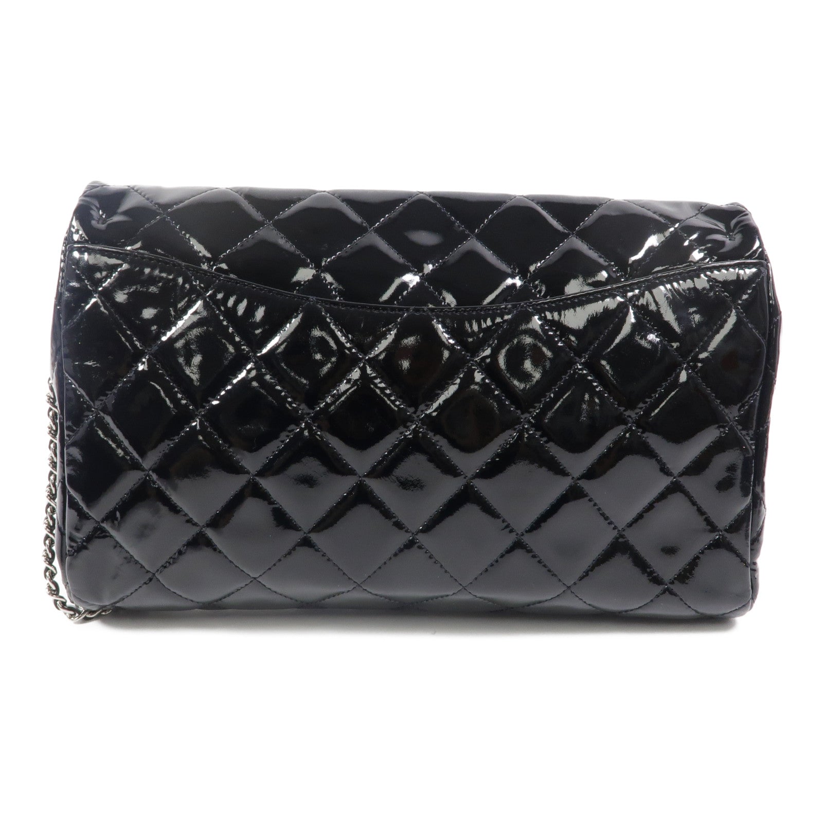 CHANEL 漆皮皮革Timeless鏈帶肩背袋