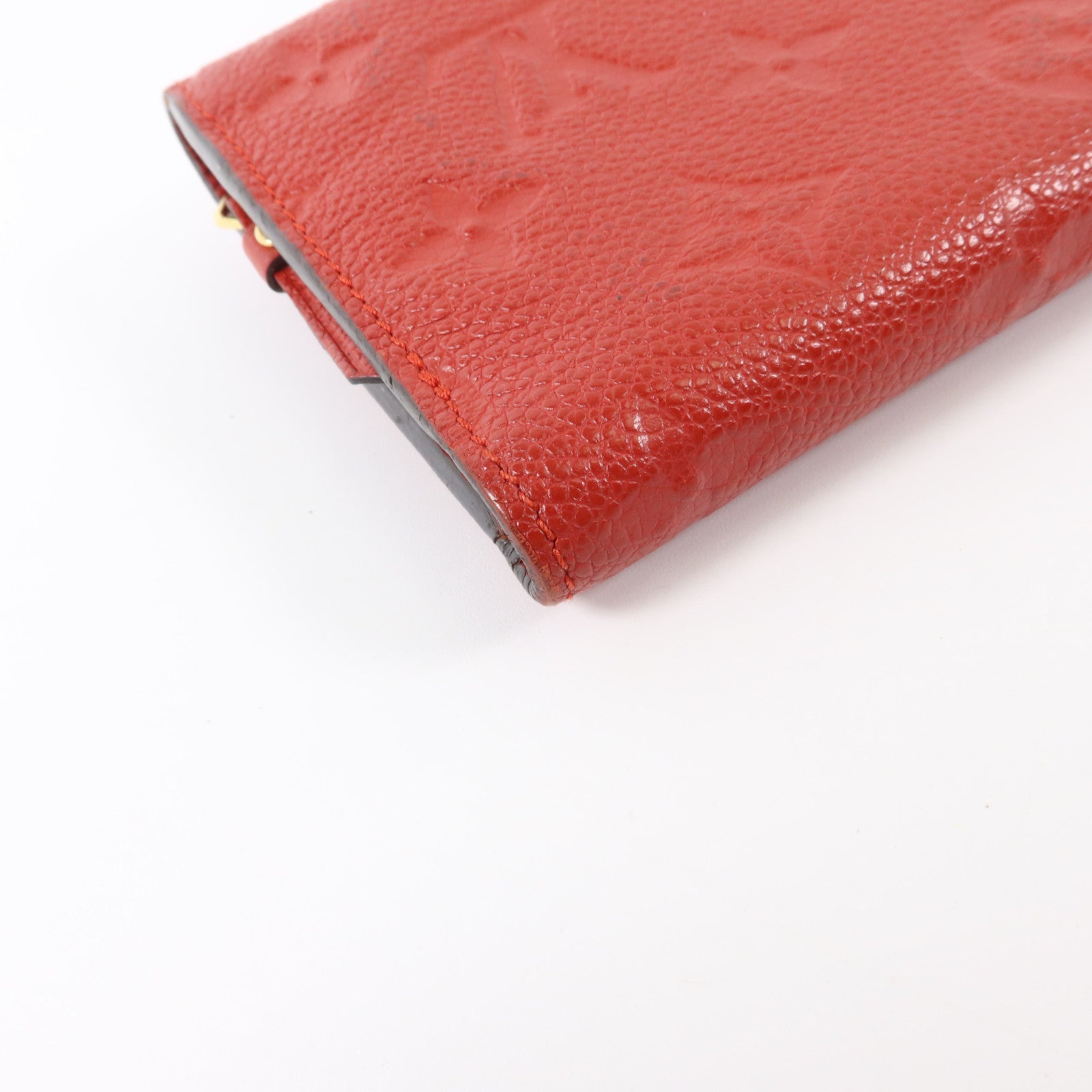 LOUIS VUITTON Monogram Empreinte Curieuse Compact金扣錢包