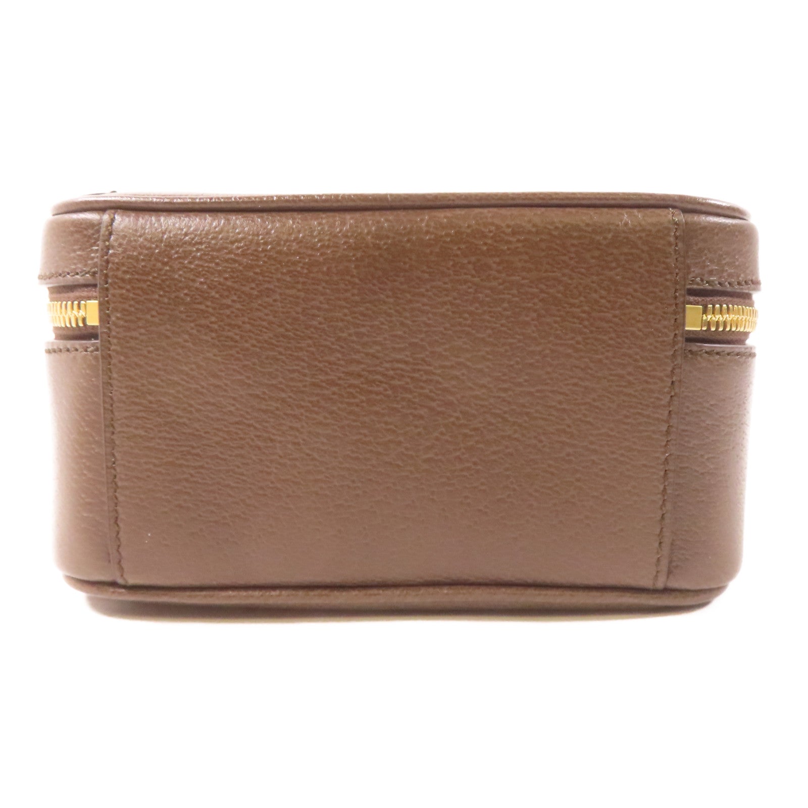 GUCCI 塗層帆布2 Way Shoulder金扣手挽肩背兩用袋啡色