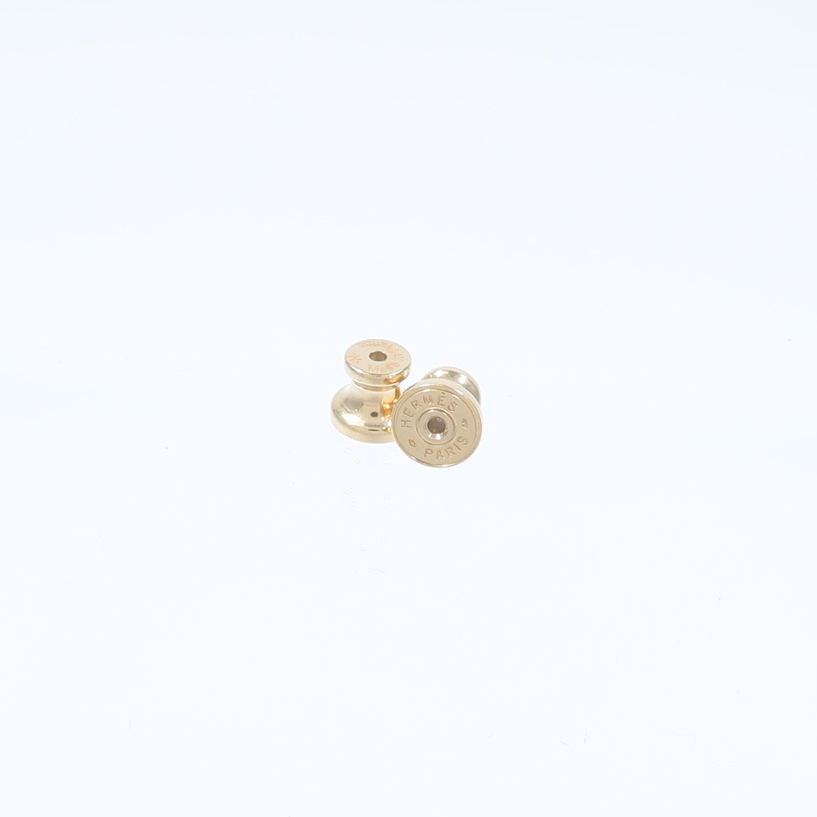 HERMES 金屬/水牛角Fusion Amulette Maroquinier Earrings耳環