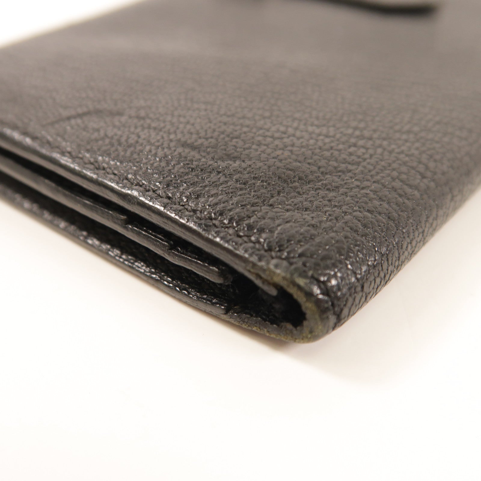 HERMES PHW Bearn Long Wallet Chevre Leather 89 Noir Black