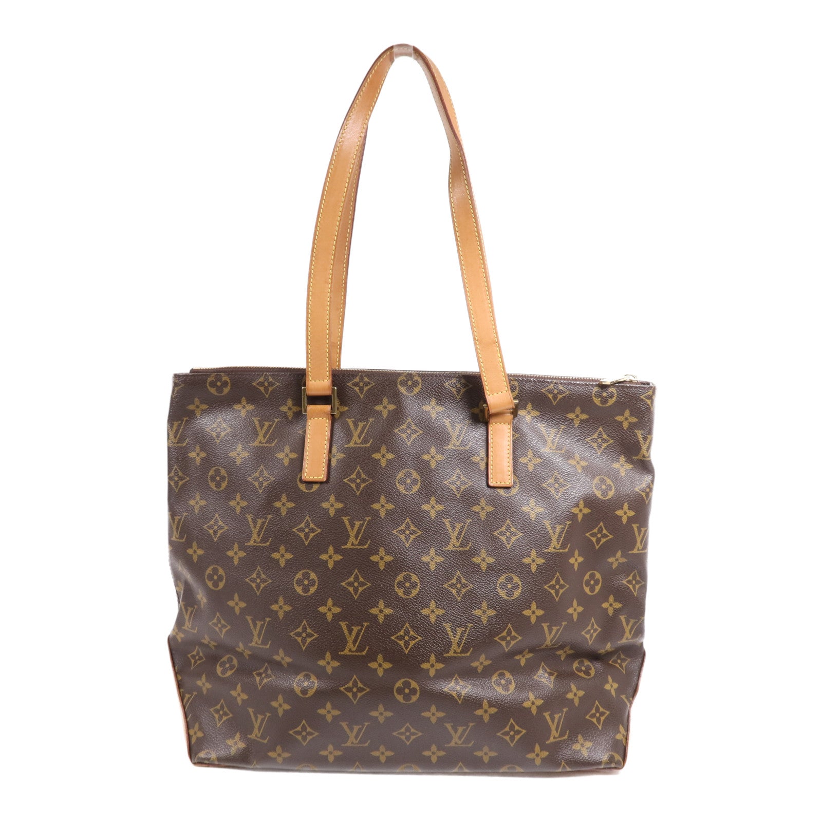 LOUIS VUITTON Monogram Cabas Mezzo金扣肩背袋