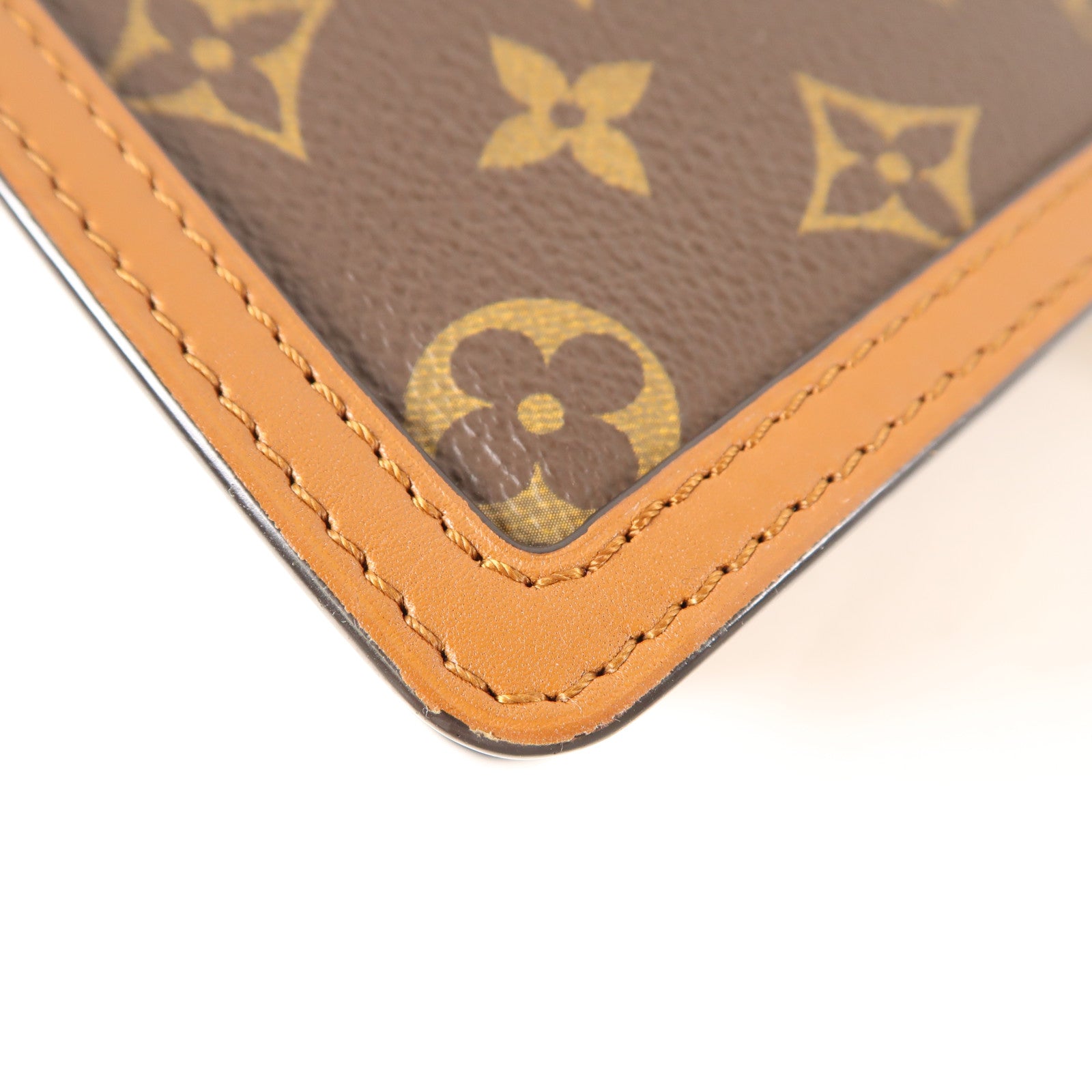 LOUIS VUITTON Monogrqam Reverse Mini Dauphine手挽肩背兩用袋棕色