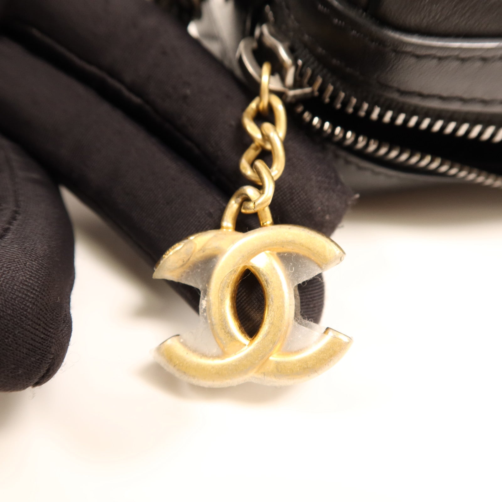 CHANEL 牛皮皮革Chain Shoulder Bag鏈帶肩背袋