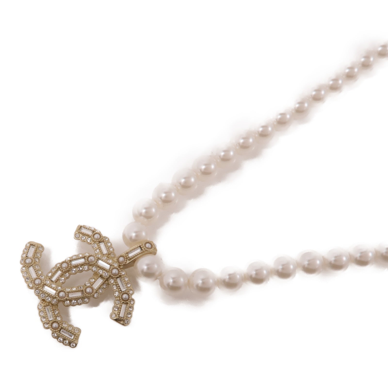 CHANEL 金屬/PVC Necklace項鍊