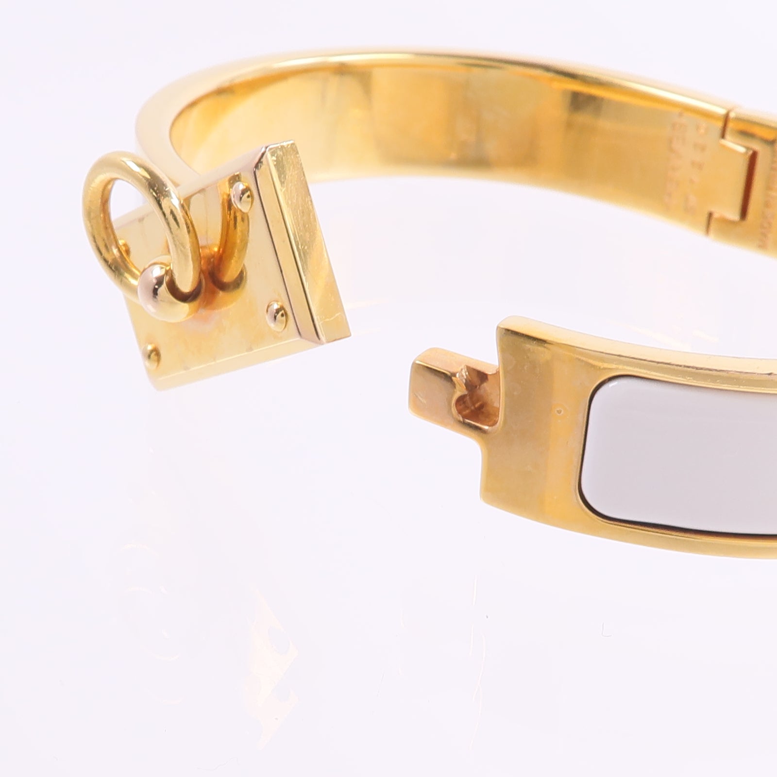HERMES 金屬/琺瑯Clic Anneau Bracelet手鐲