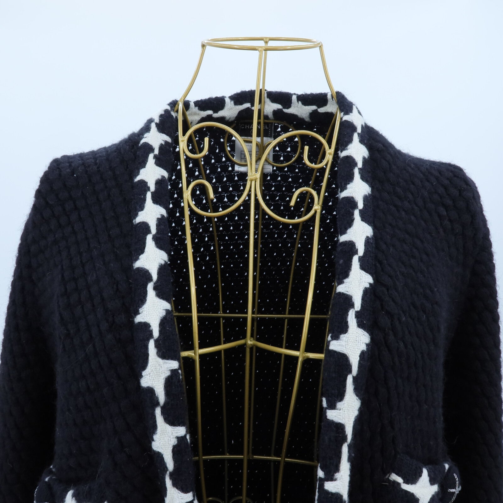 CHANEL Cashmere/Wool Long Cardigan針織