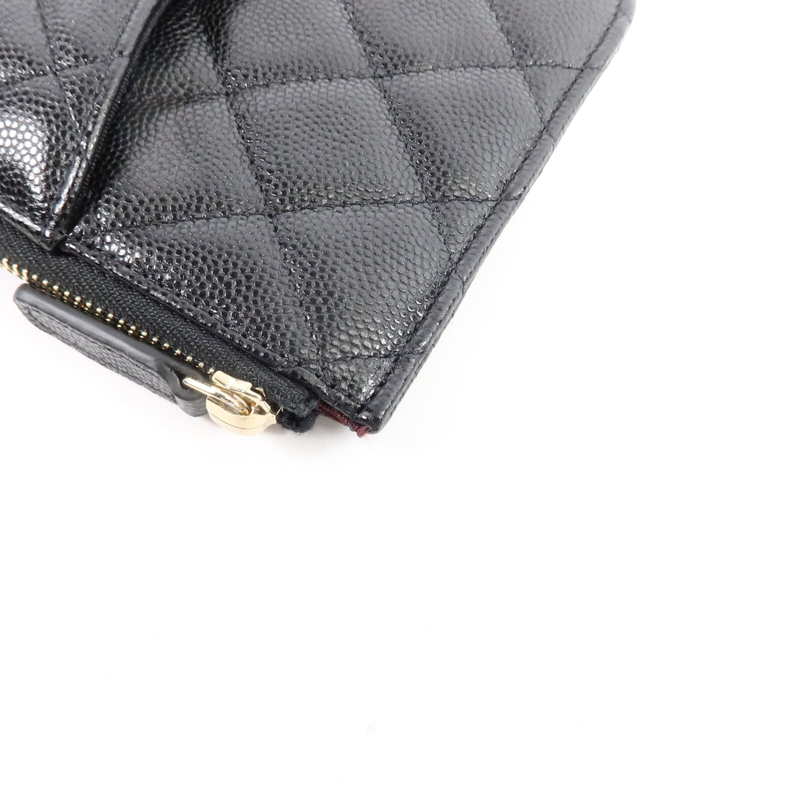 CHANEL 牛皮皮革Phone Pouch W Zipper Wallet手拿包