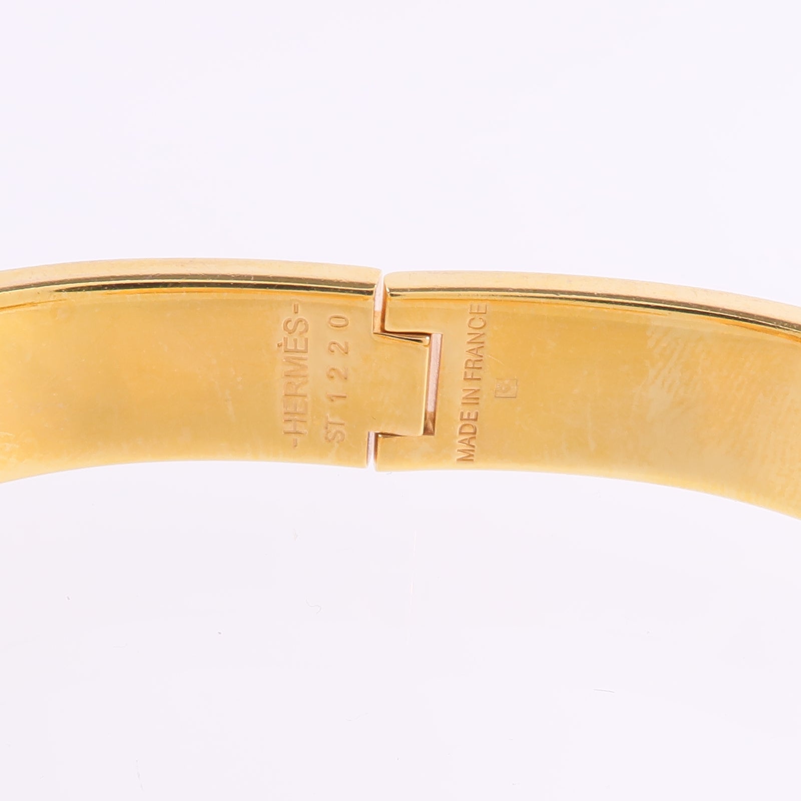 HERMES 金屬/琺瑯Clic Anneau Bracelet手鐲