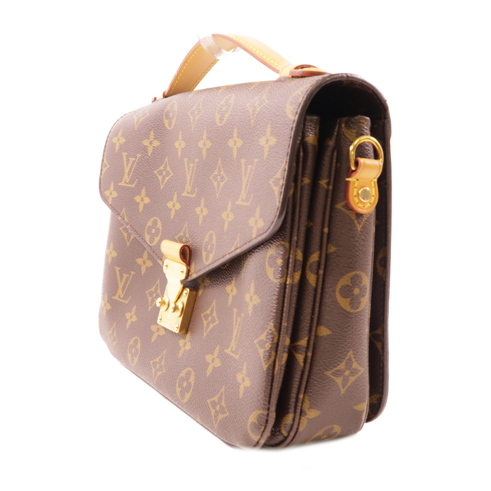 LOUIS VUITTON LV GHW Pochette Metis MM 2 Way Bag M44875 Monogram Brown