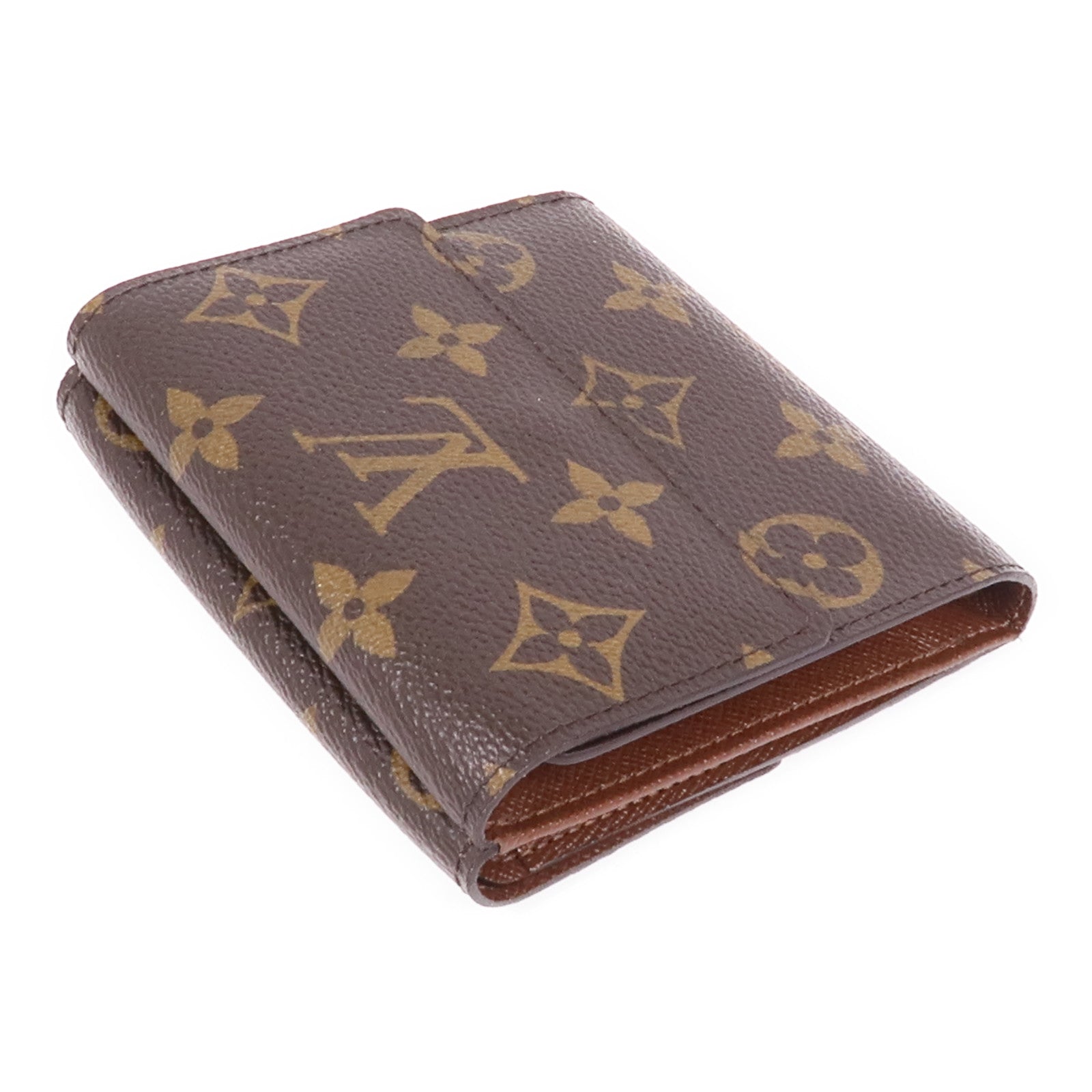 LOUIS VUITTON Monogram Portefeuille Elise Wallet金扣錢包