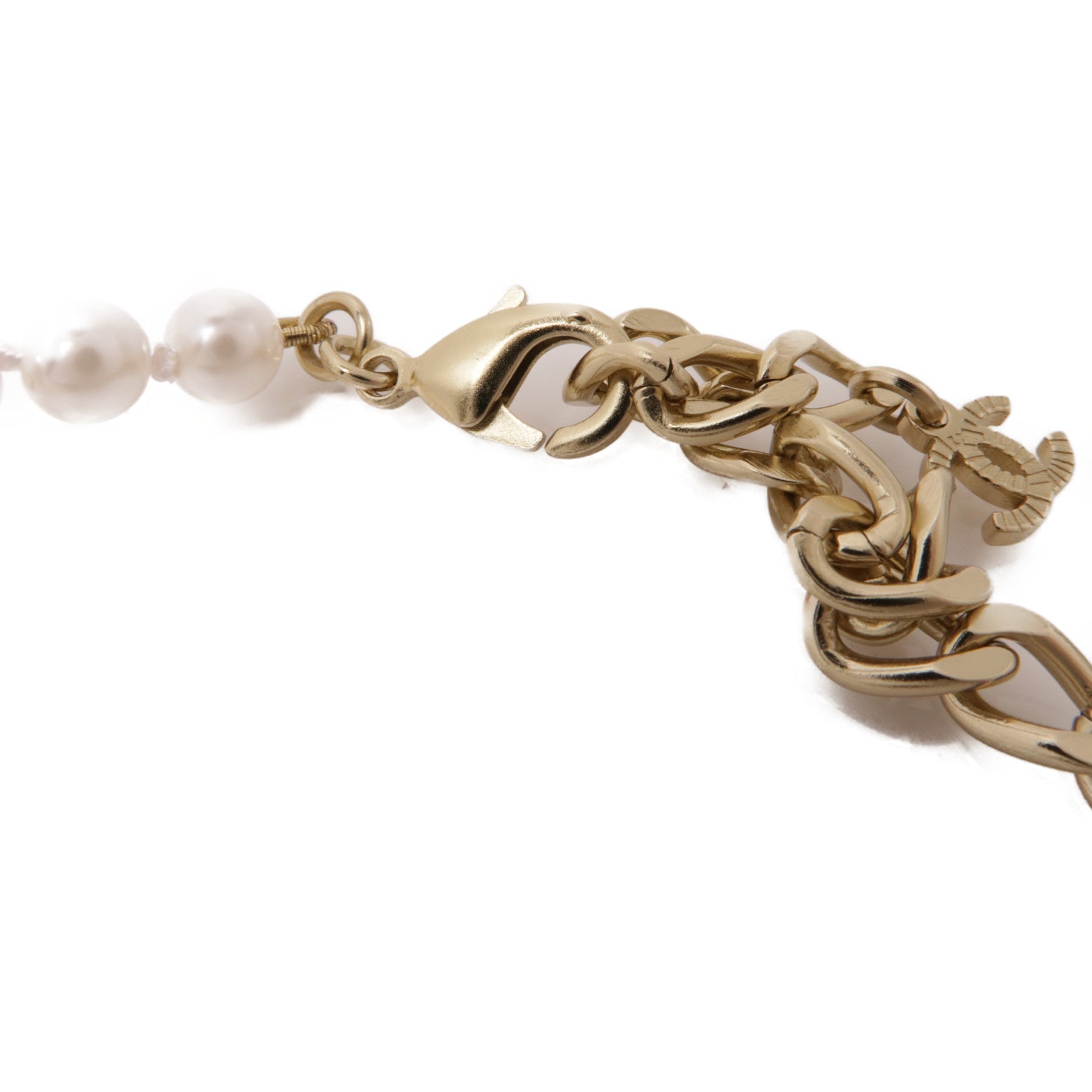 CHANEL 金屬/PVC Necklace項鍊
