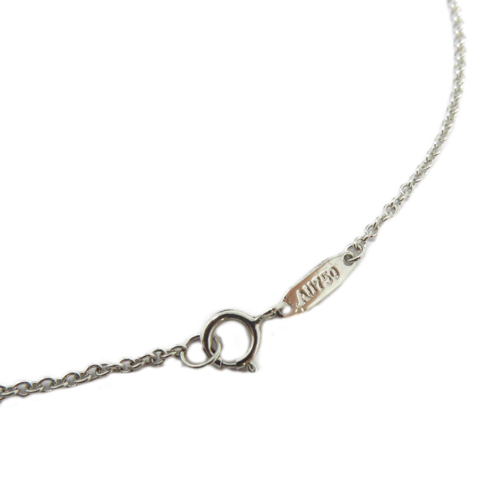 TIFFANY＆CO 【激減優惠】18K白金Star Key Necklace項鍊