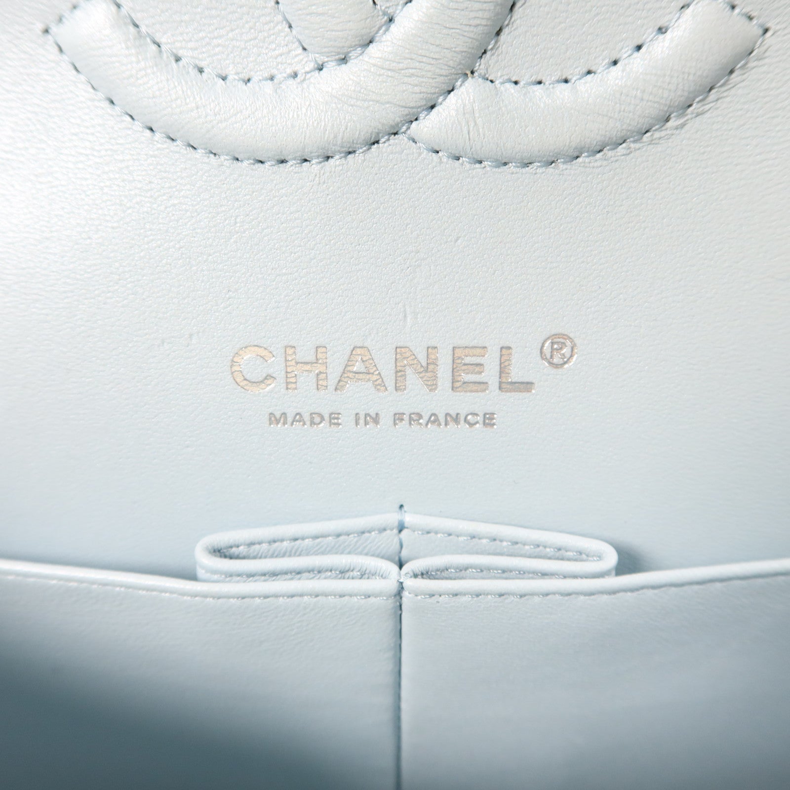 CHANEL 牛皮皮革Classic 25銀扣鏈帶肩背袋