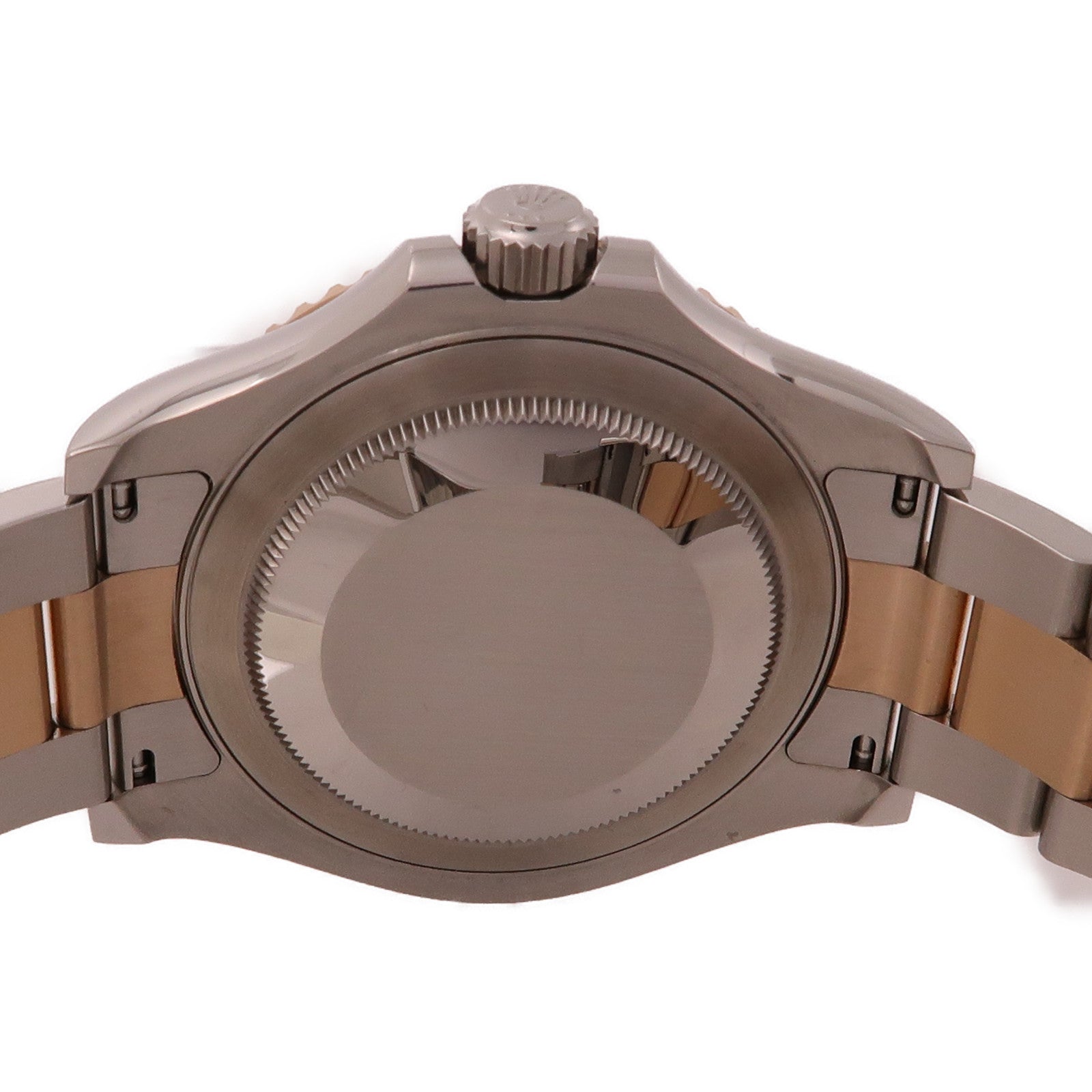 ROLEX Yacht Master 18K玫瑰金/不鏽鋼手錶自動機芯銅色