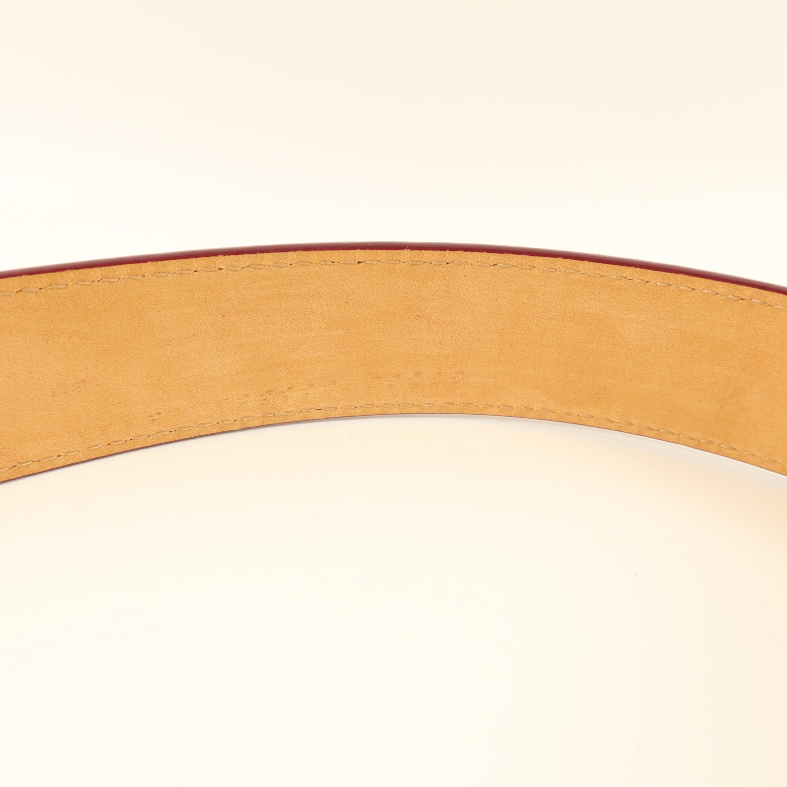 LOUIS VUITTON Epi Initials Belt 85cm皮帶