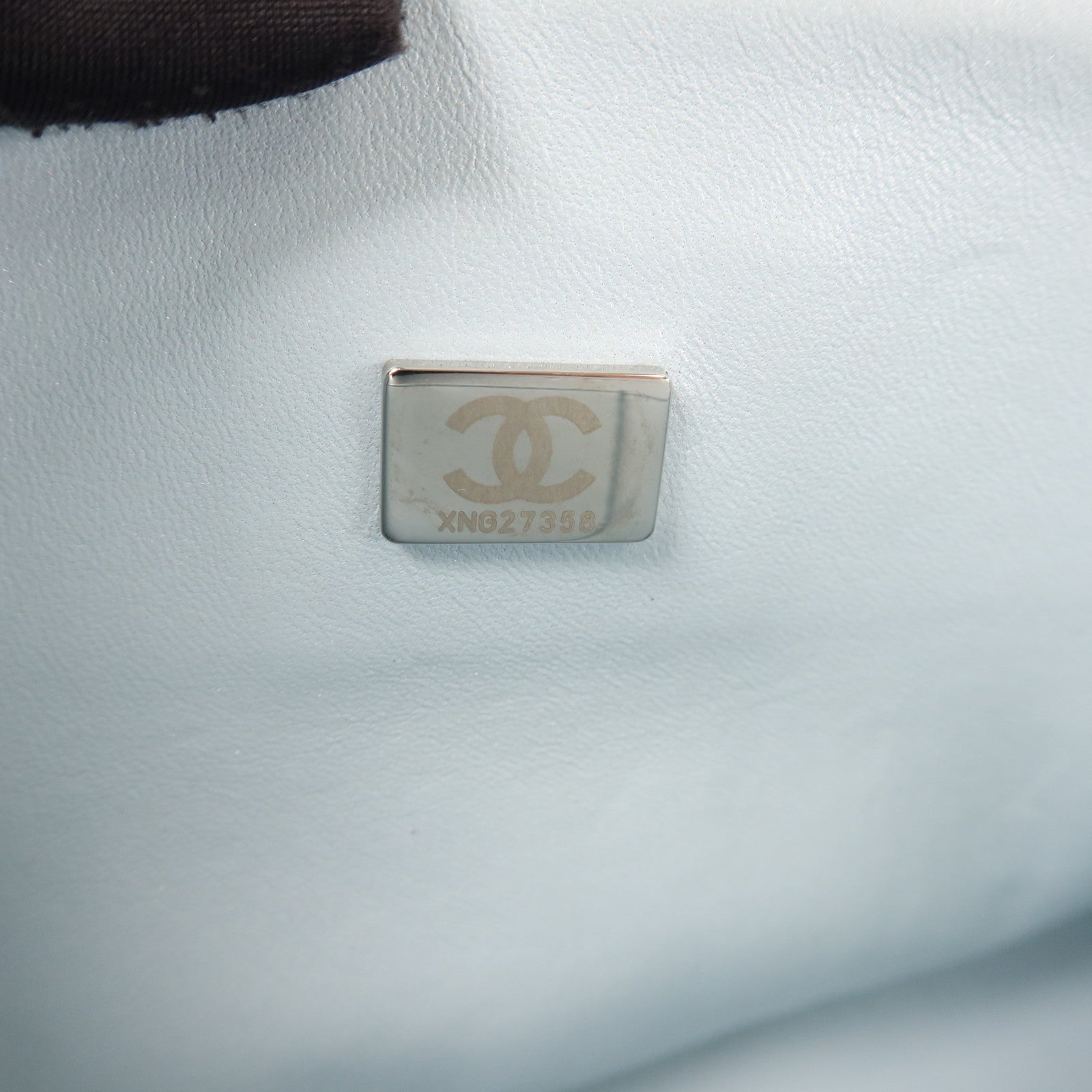 CHANEL 牛皮皮革Classic 25銀扣鏈帶肩背袋