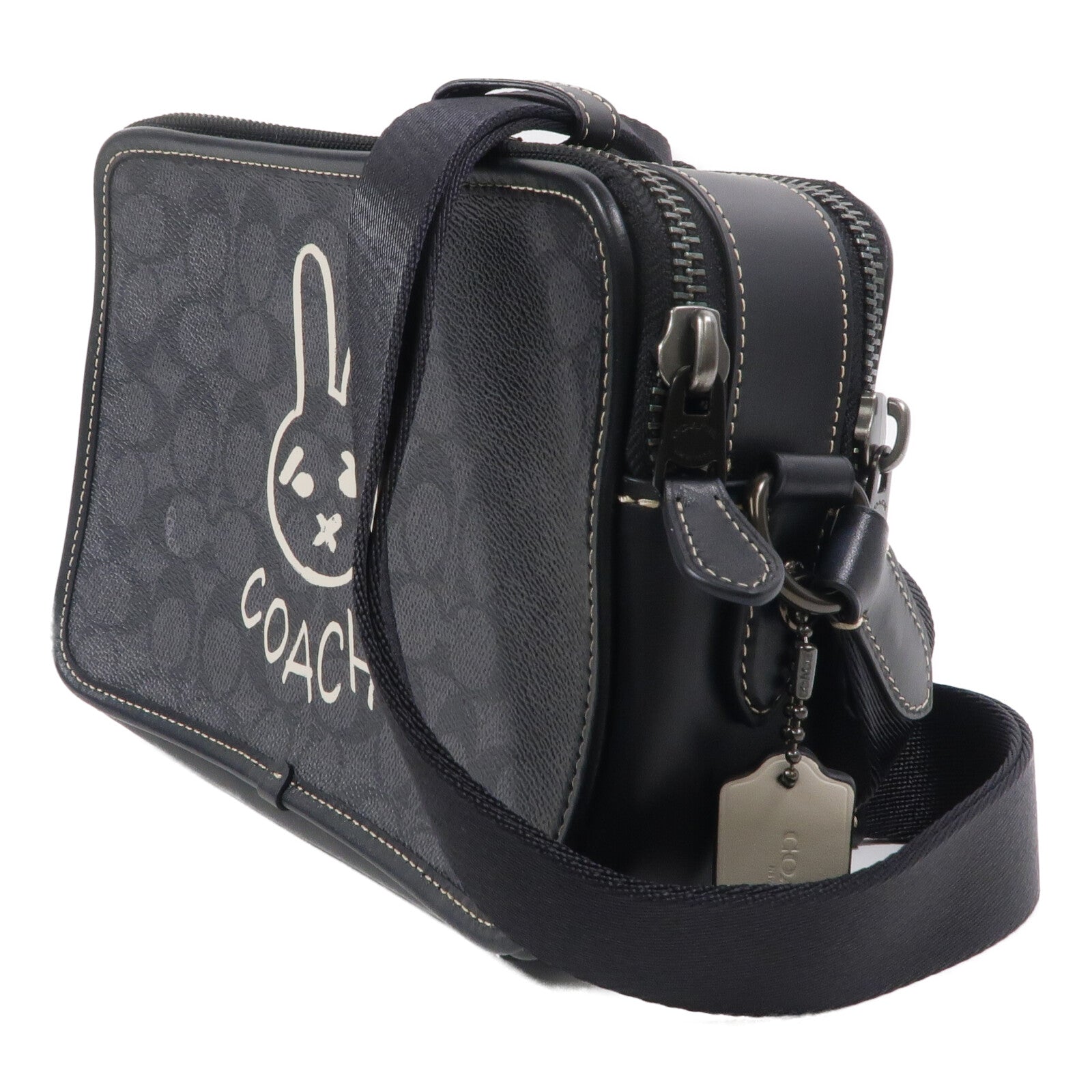 COACH 牛皮皮革Shoulder Bag肩背袋