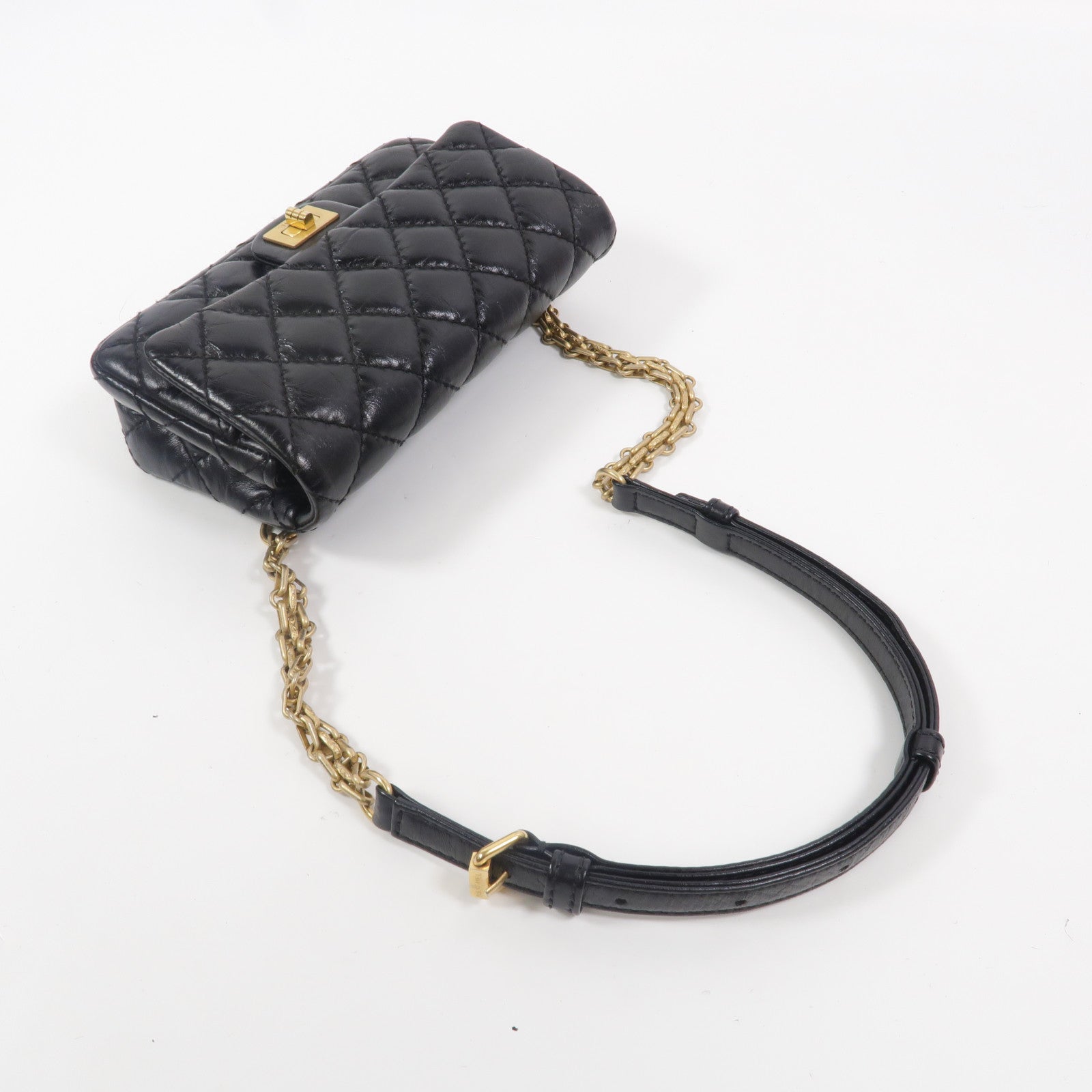 CHANEL 牛皮皮革2.55 Belt Bag腰包