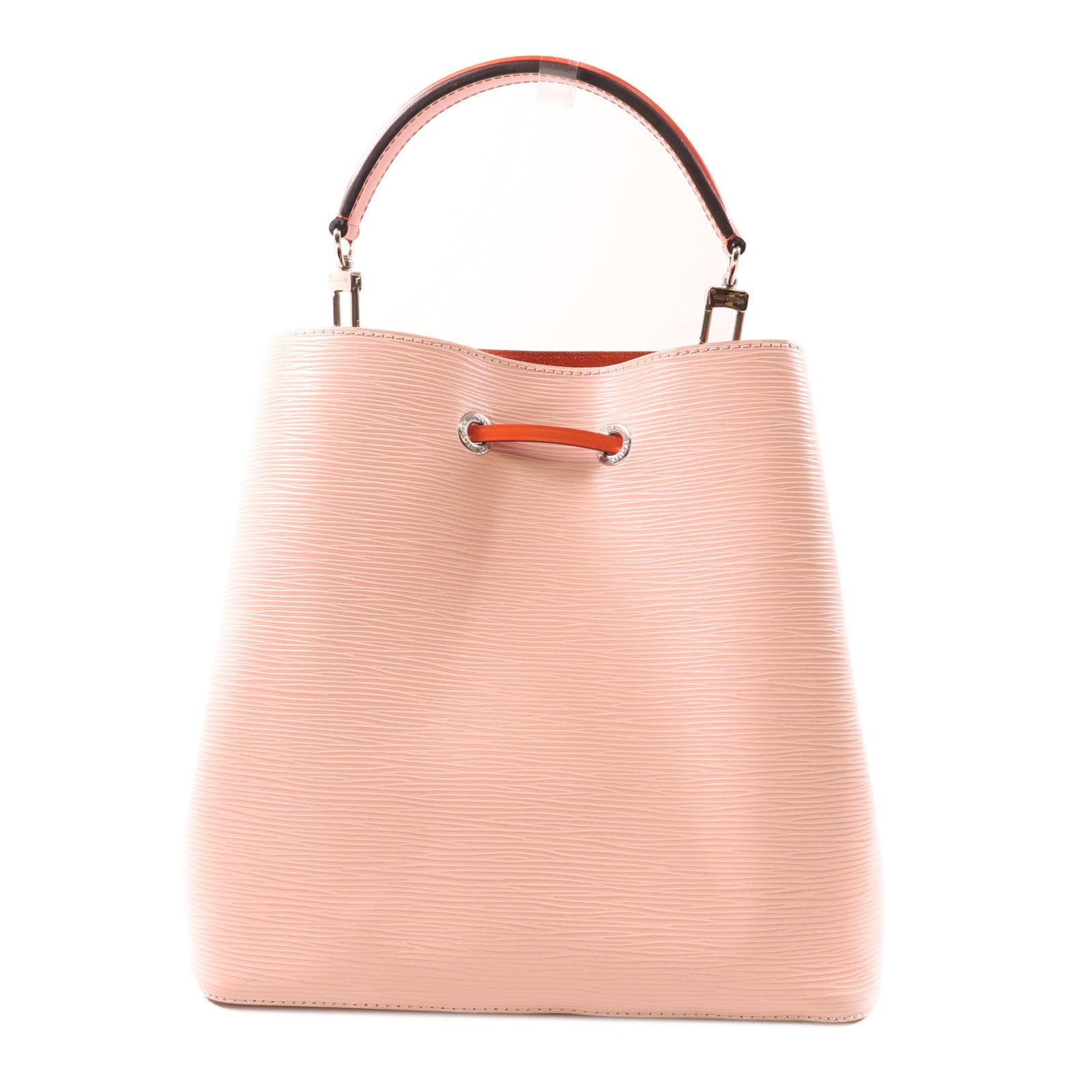 LOUIS VUITTON Epi NeoNoe銀扣肩背袋粉紅色/紅色