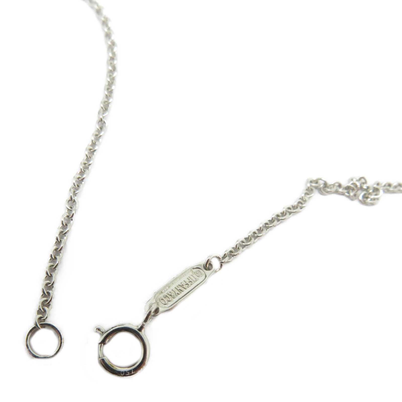 TIFFANY＆CO 【激減優惠】18K白金Star Key Necklace項鍊