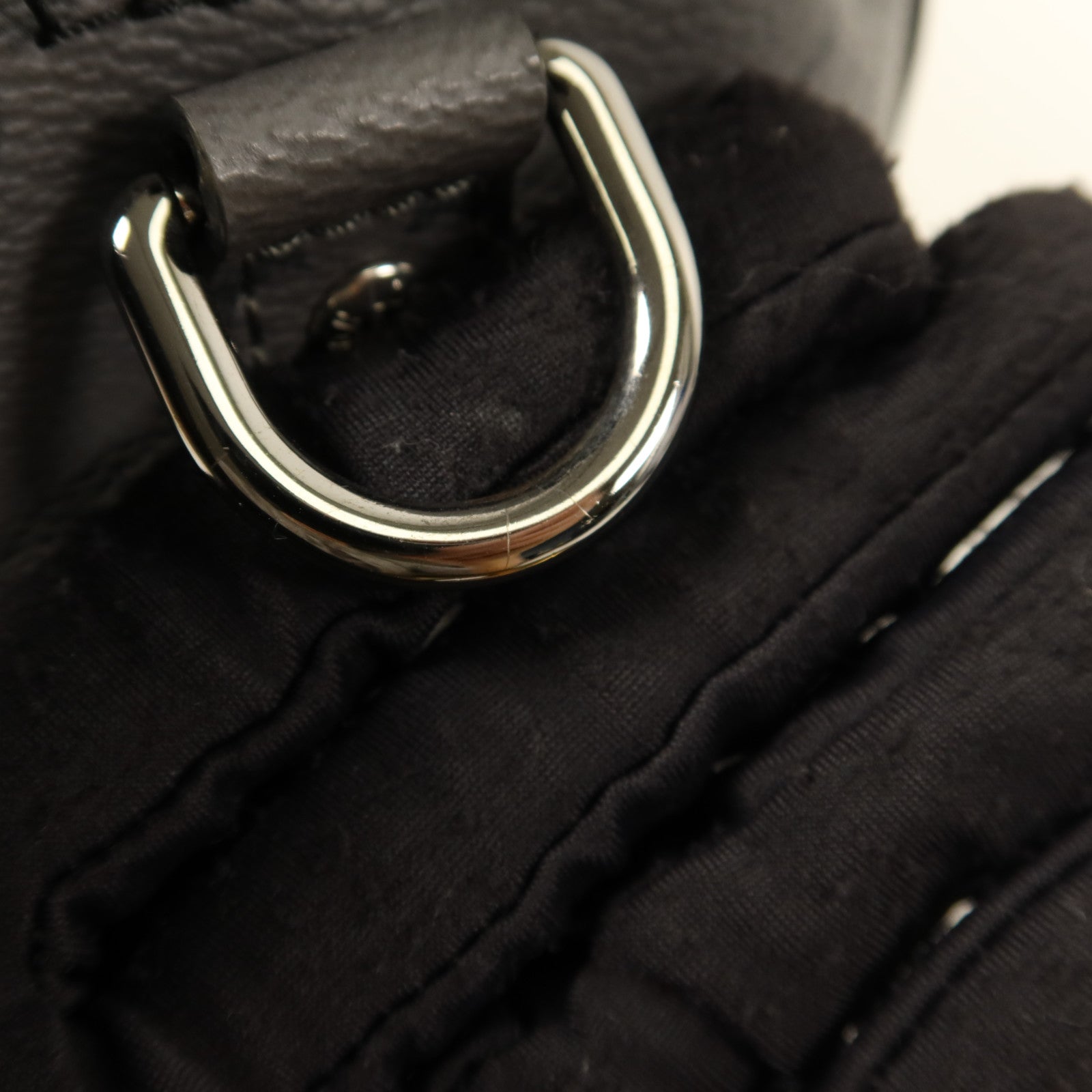 LOUIS VUITTON Monogram Eclipse City Keepall銀扣手挽肩背兩用袋
