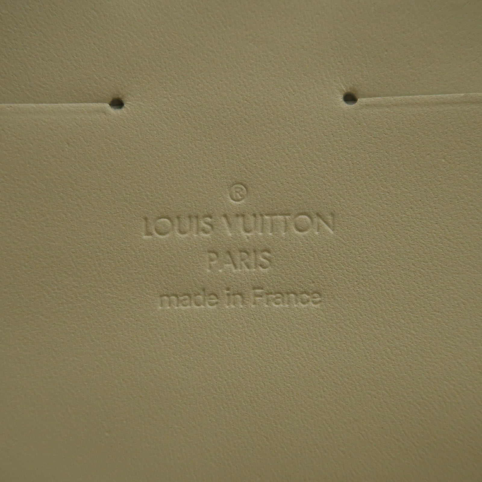 LOUIS VUITTON Vernis Sunset Boulevard金扣鏈帶肩背袋白色