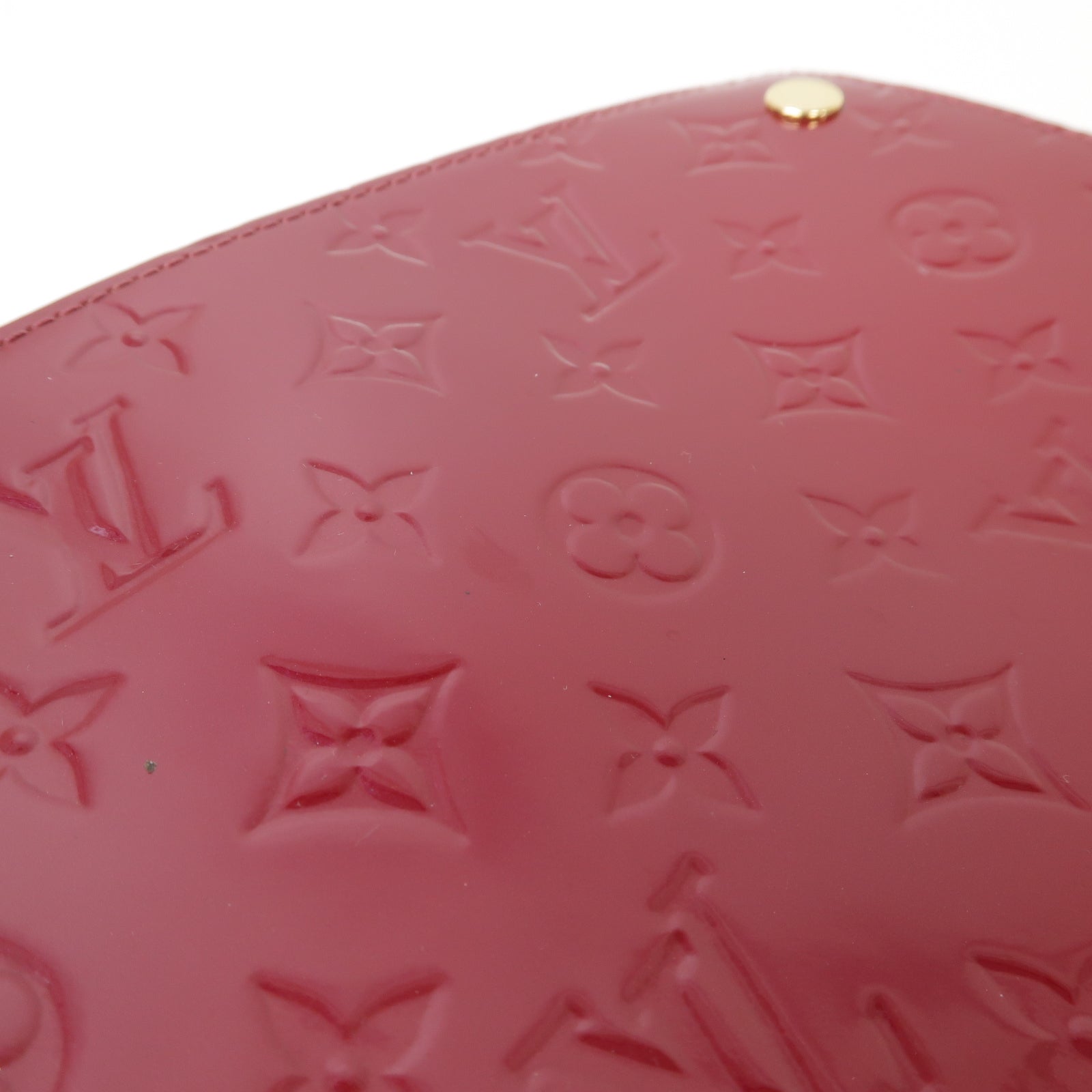 LOUIS VUITTON **【激減優惠】Vernis Santa Monica金扣肩背袋酒紅色