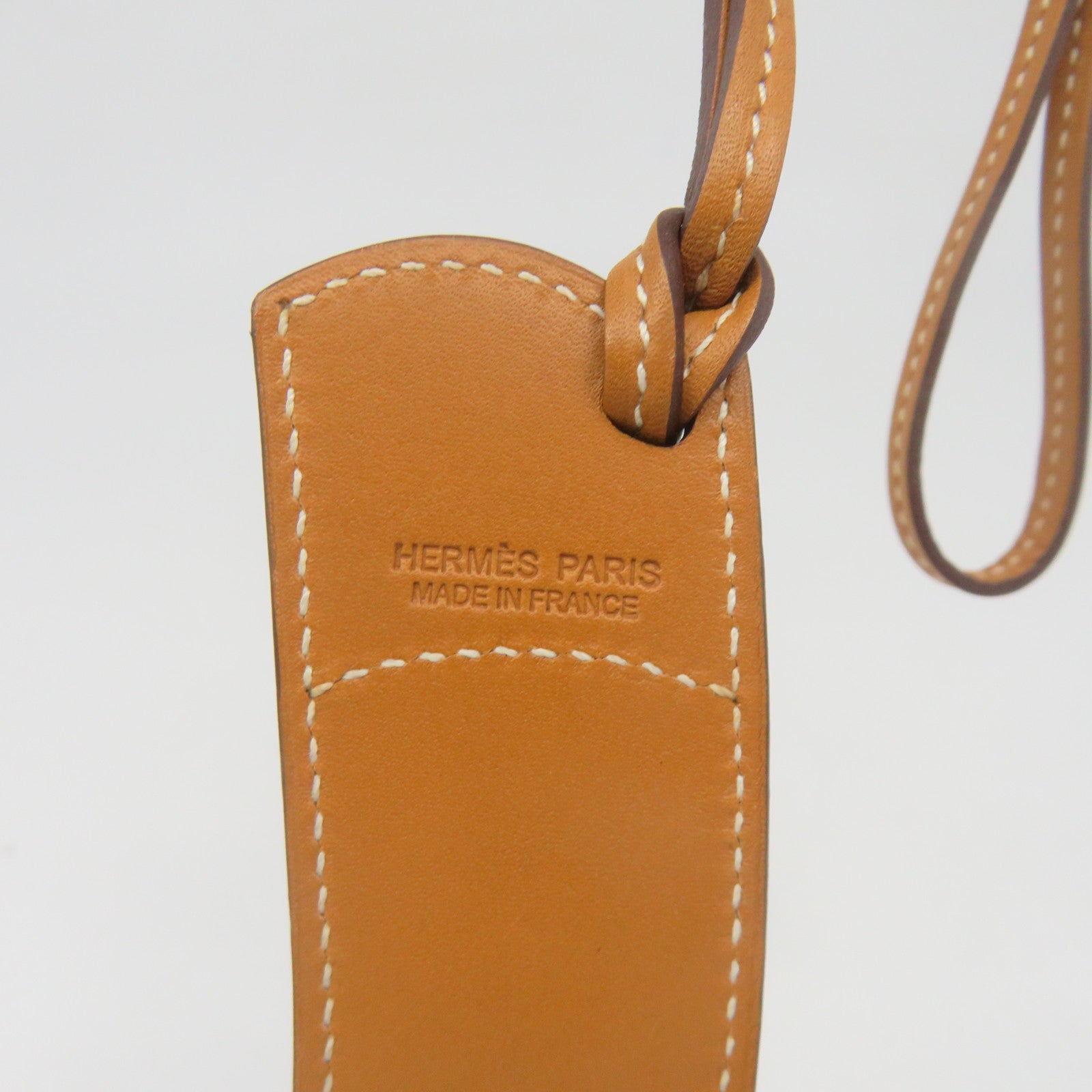 HERMES 【激減優惠】Swift皮革Paddock Boot Charm掛飾啡色/藍色