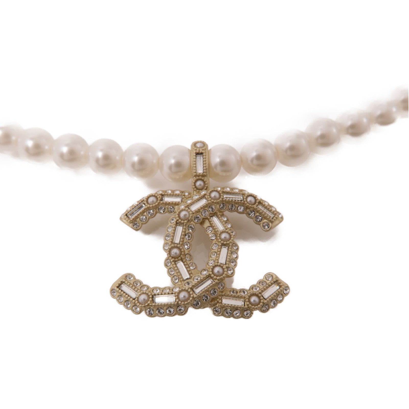 CHANEL 金屬/PVC Necklace項鍊