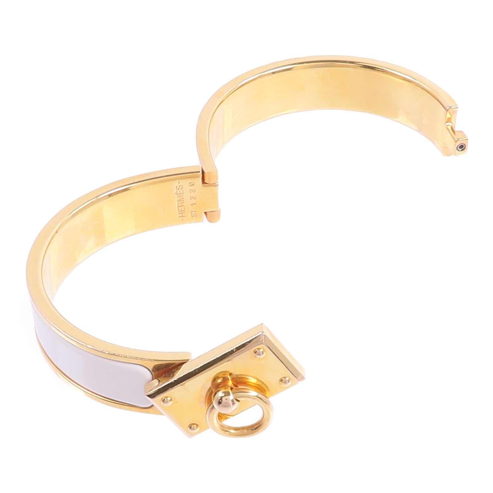 HERMES 金屬/琺瑯Clic Anneau Bracelet手鐲