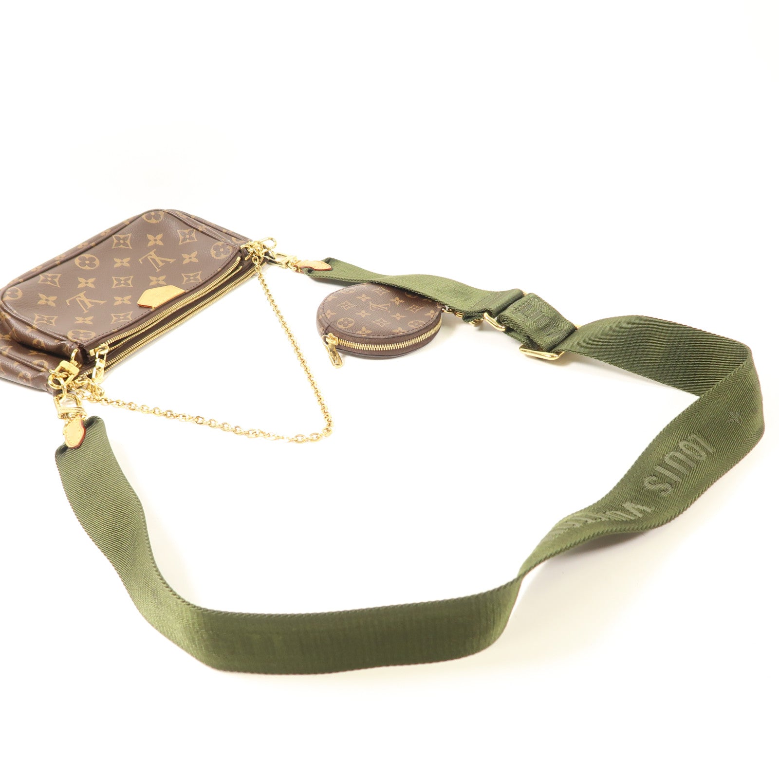 LOUIS VUITTON Monogram Multi Pochette Accessoires金扣肩背袋