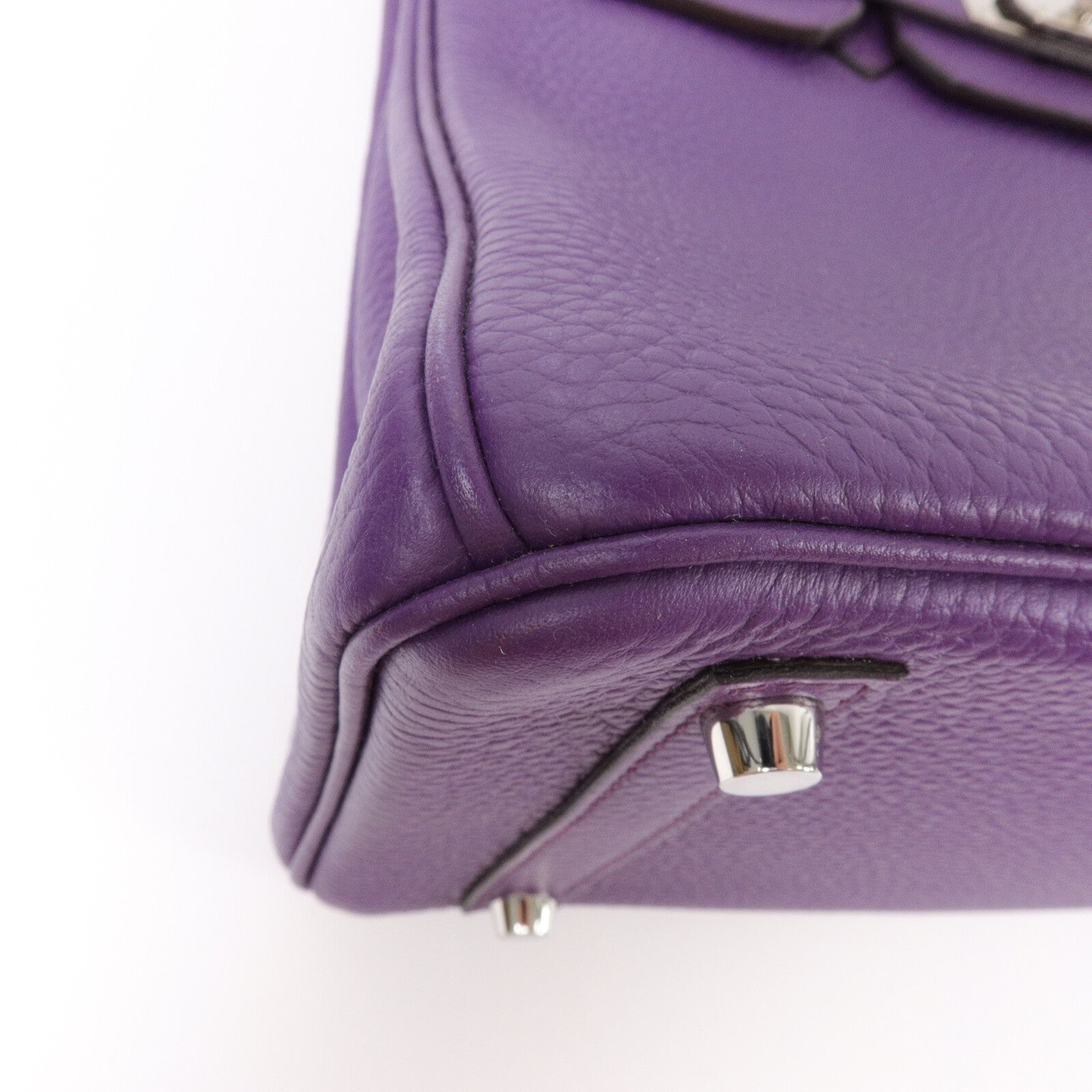 HERMES Togo皮革Birkin 30手挽袋Anemone