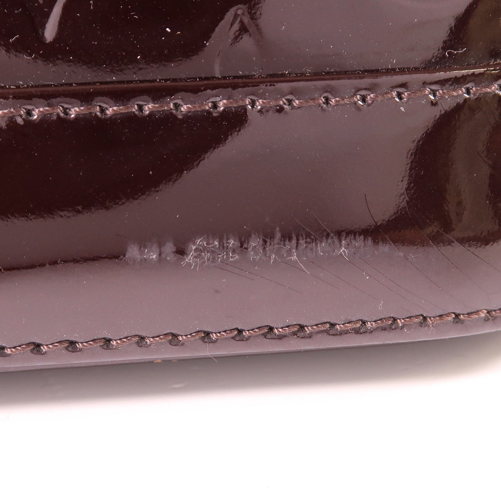 LOUIS VUITTON Vernis Alma PM金扣手挽袋