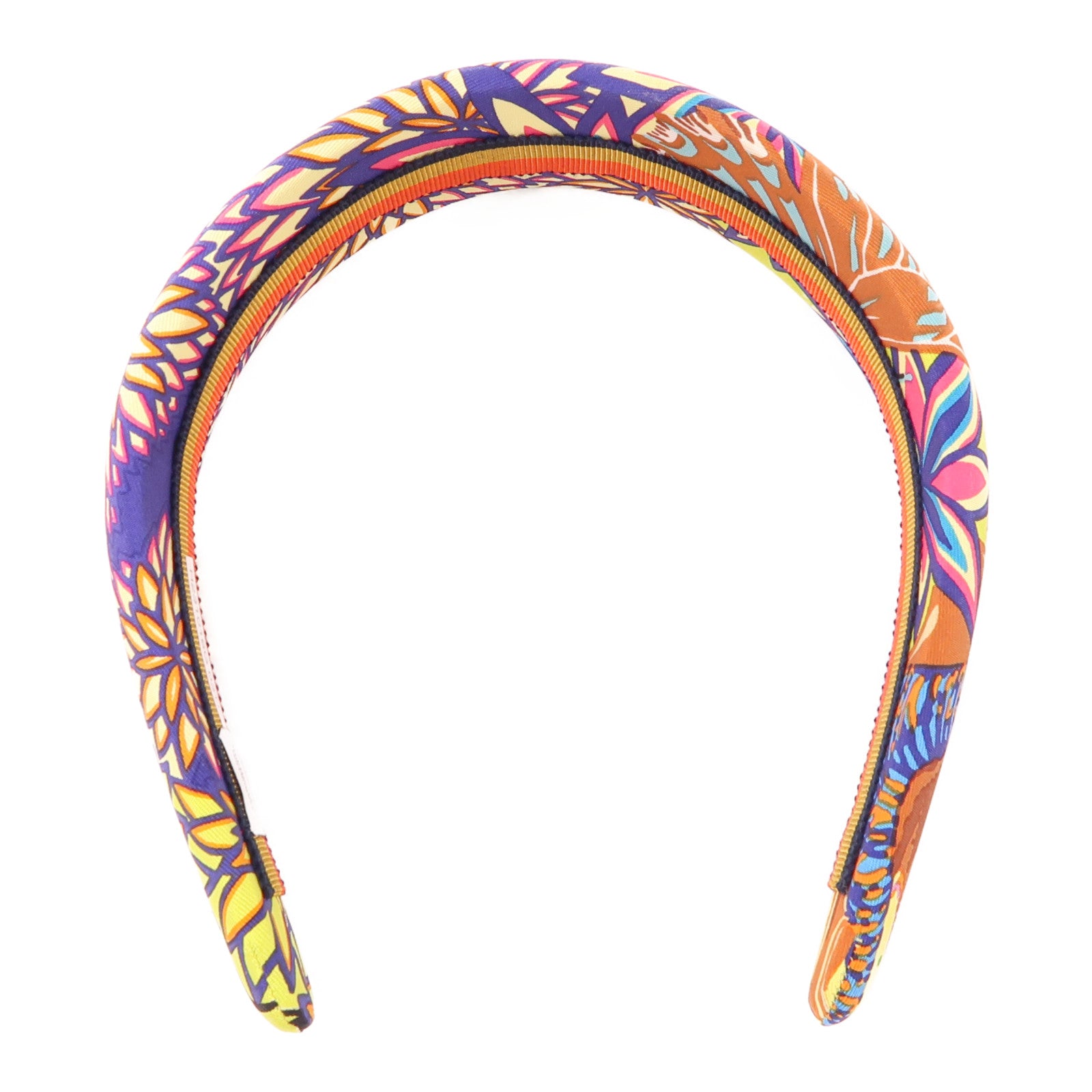 HERMES Hair Band Accessories Silk Multicolor