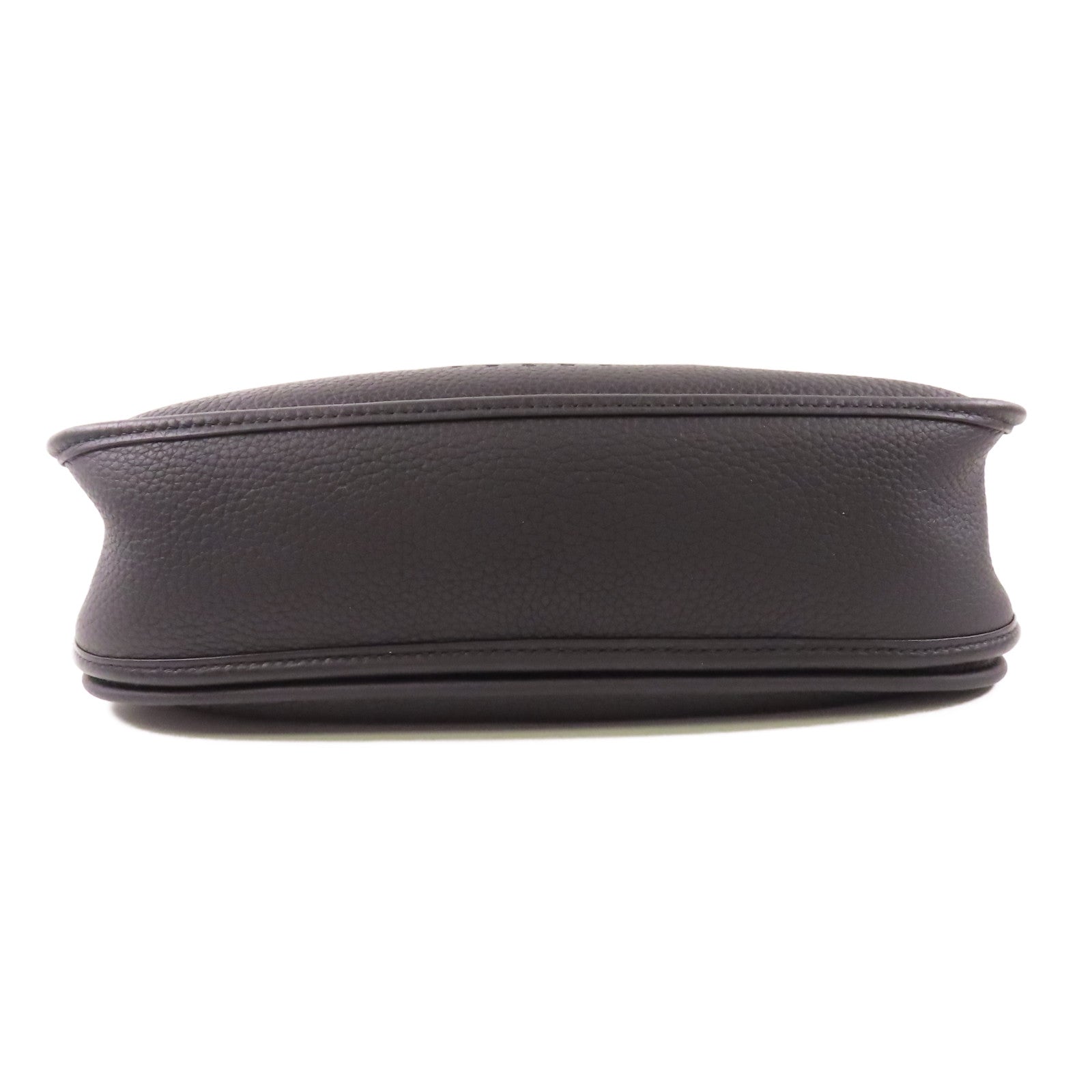 HERMES Clemence皮革Evelyne III 29銀扣肩背袋89 Noir