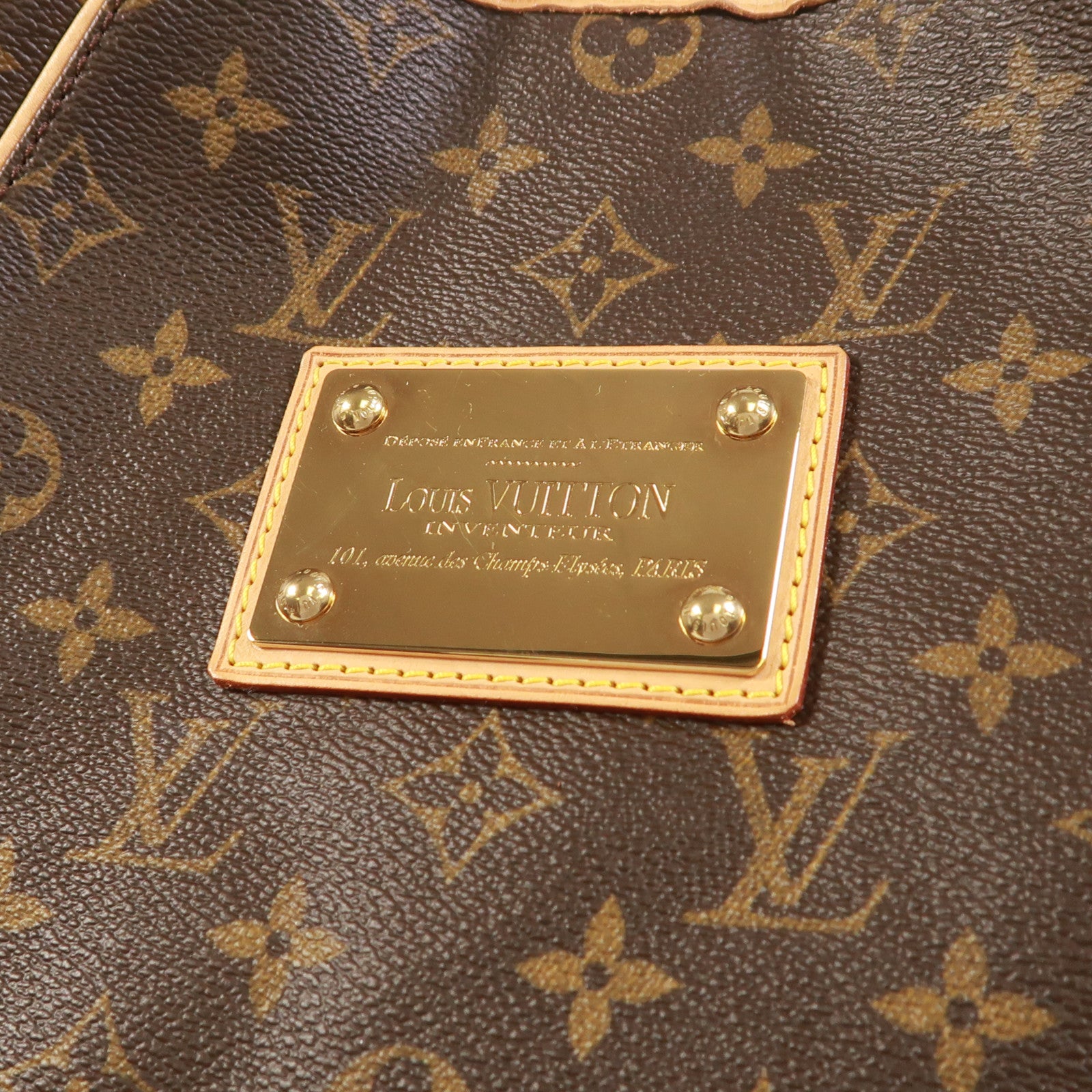 LOUIS VUITTON Monogram Galliera GM金扣肩背袋